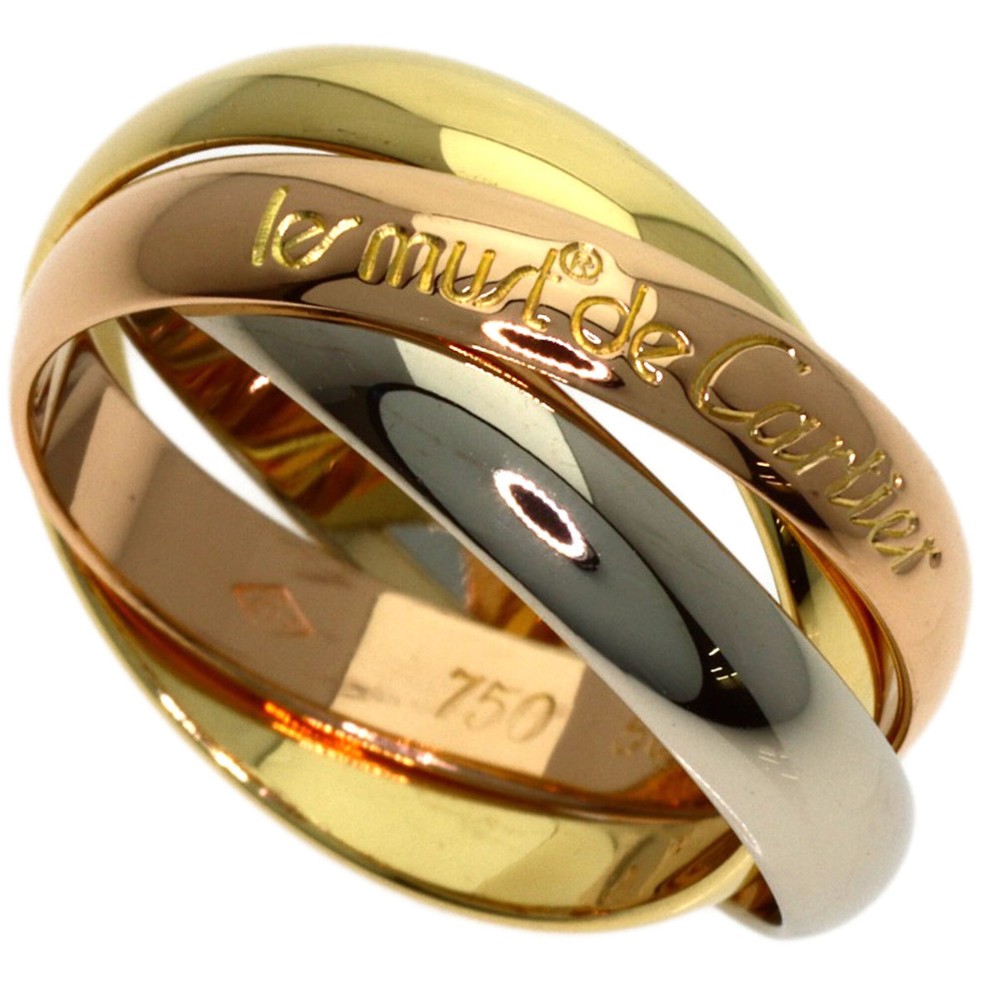 Cartier Yellow Gold (18K) Pink Gold (18K) White Gold (18K) Band Ring (Pre-Owned)