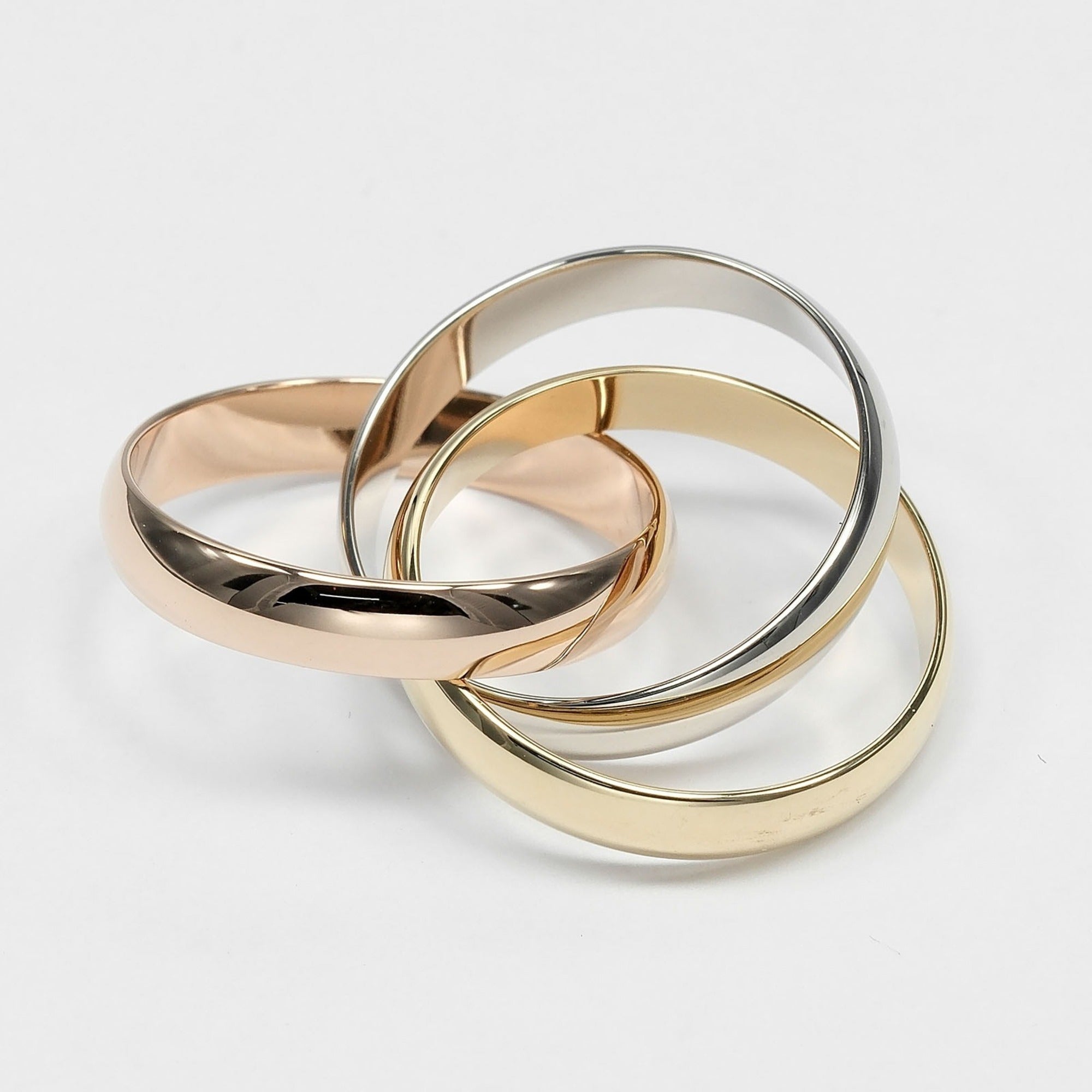 Cartier Yellow Gold (18K) Pink Gold (18K) White Gold (18K) Band Ring (Pre-Owned)