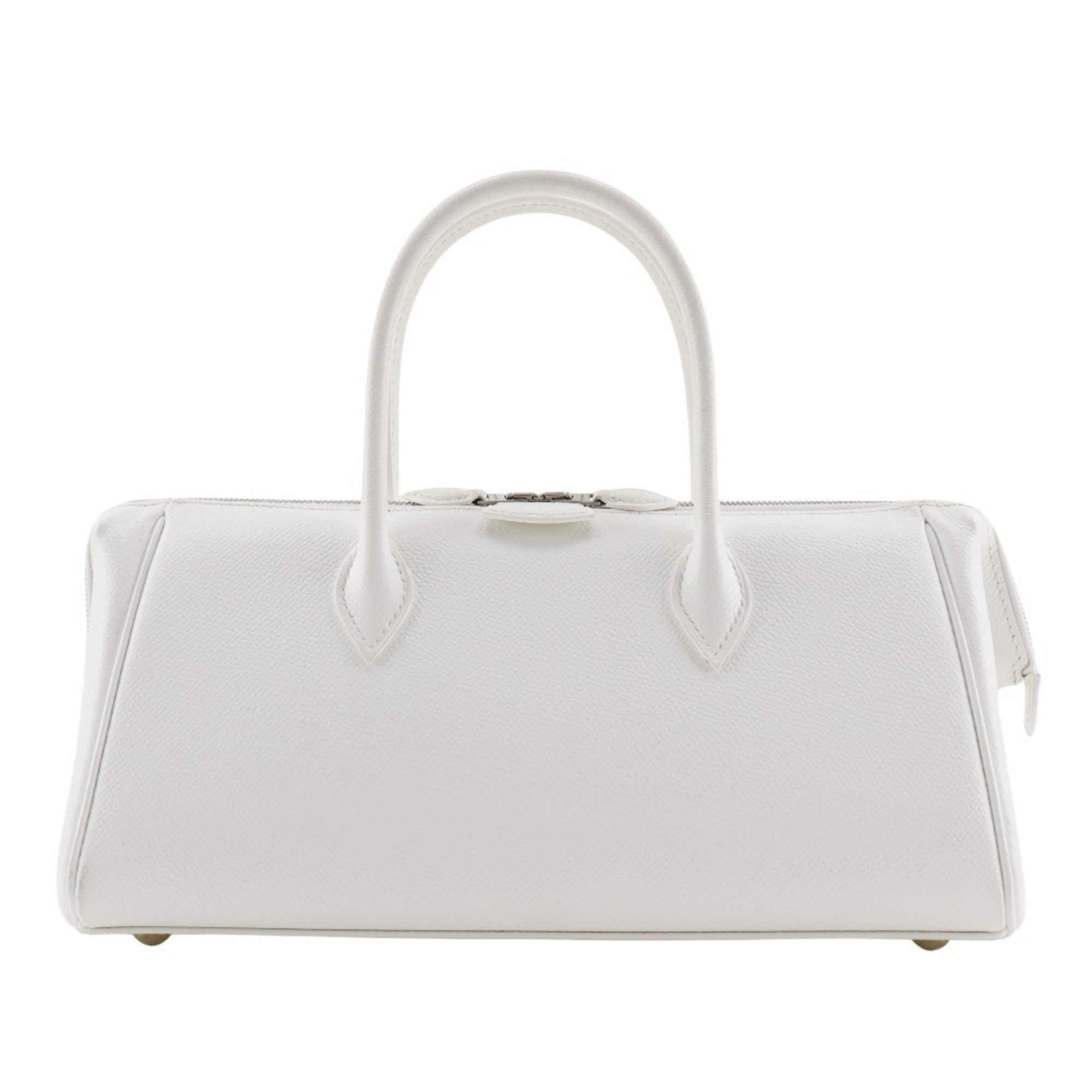 Hermes White Epsom Leather Handbag (Pre-Owned)