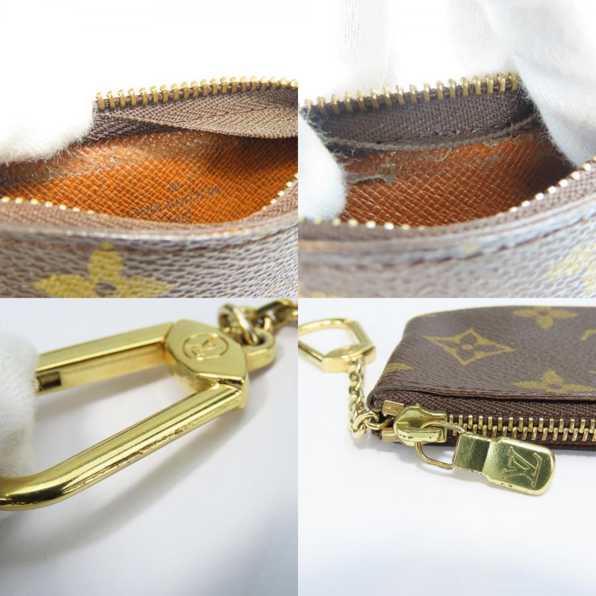Louis Vuitton Brown Monogram Coin Purse/Coin Case (Pre-Owned)