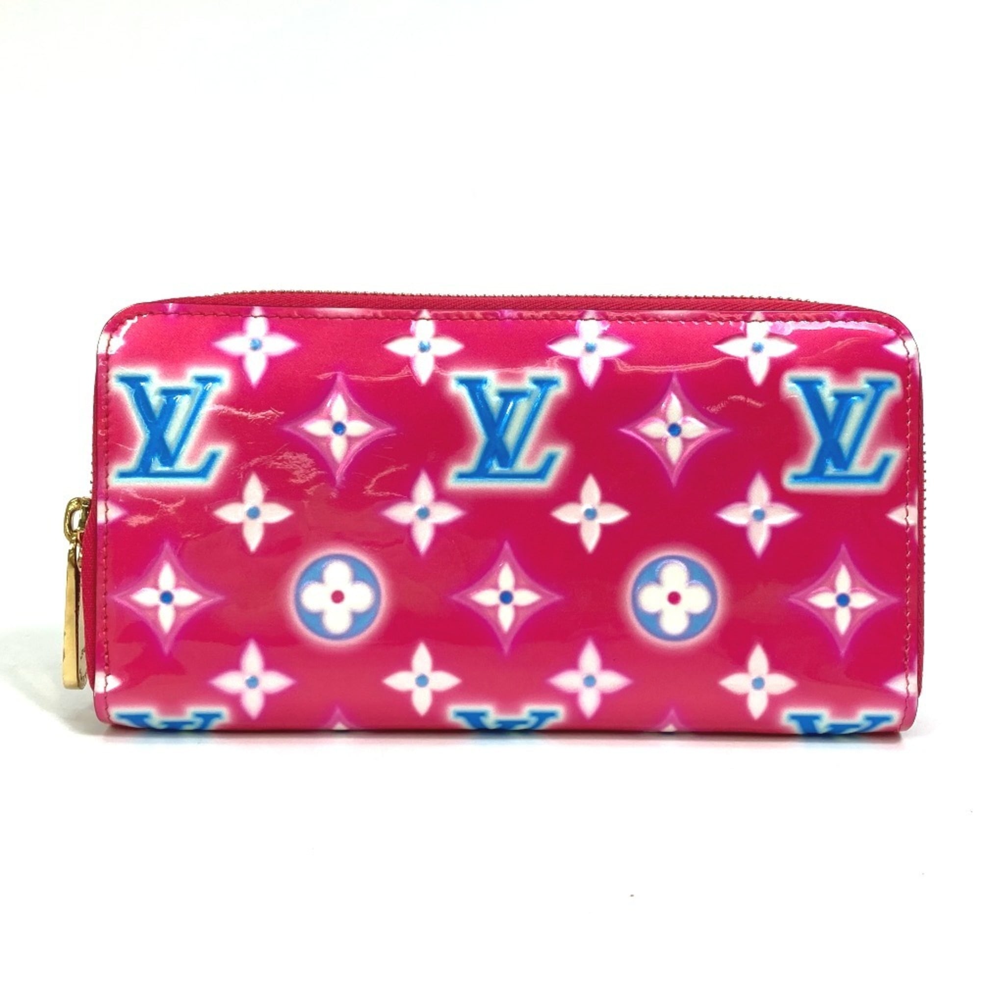 Louis Vuitton Monogram Vernis Pink Monogram Vernis Long Wallet (Bi-Fold) (Pre-Owned)