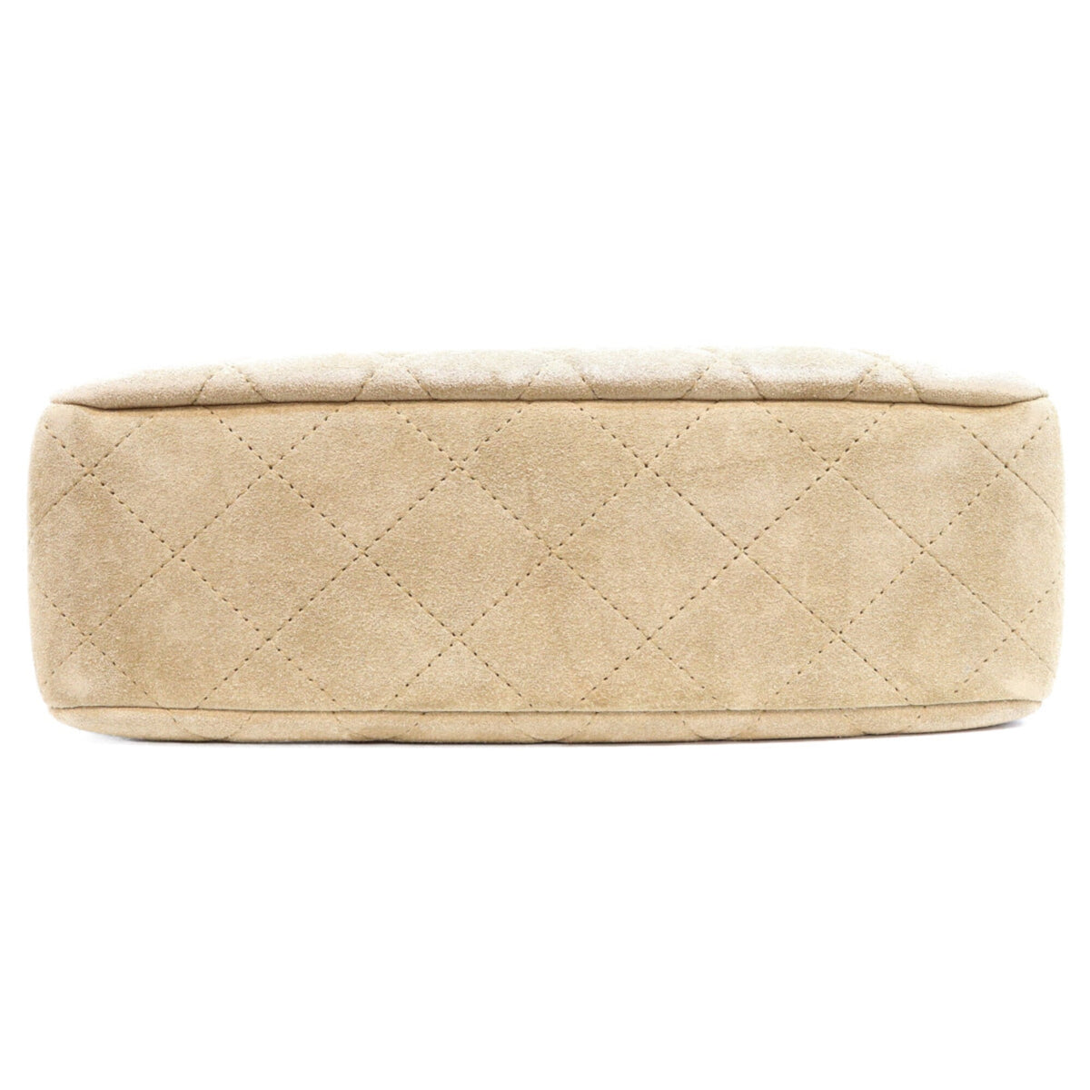 Chanel Beige Suede Shoulder Bag (Pre-Owned)