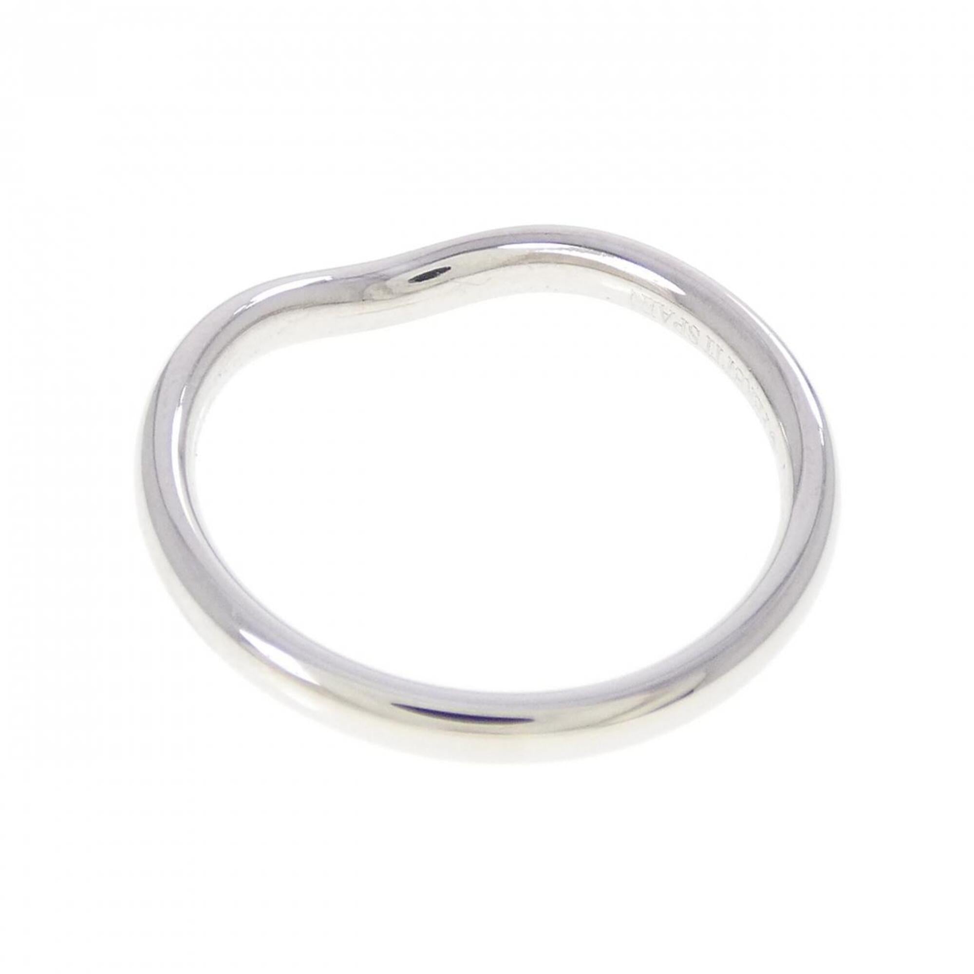 Tiffany Platinum Platinum 950 Band Ring (Pre-Owned)