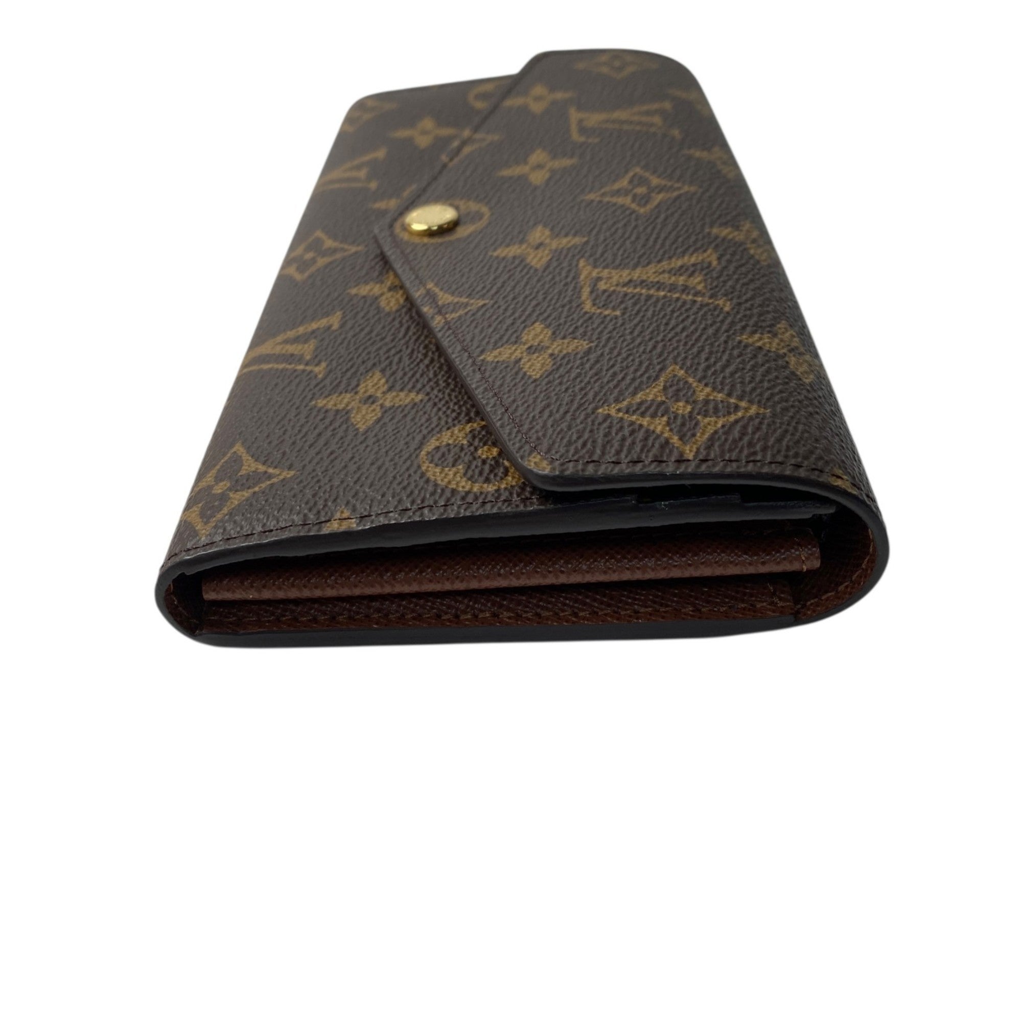 Louis Vuitton Monogram Brown Pvc Long Wallet (Bi-Fold) (Pre-Owned)