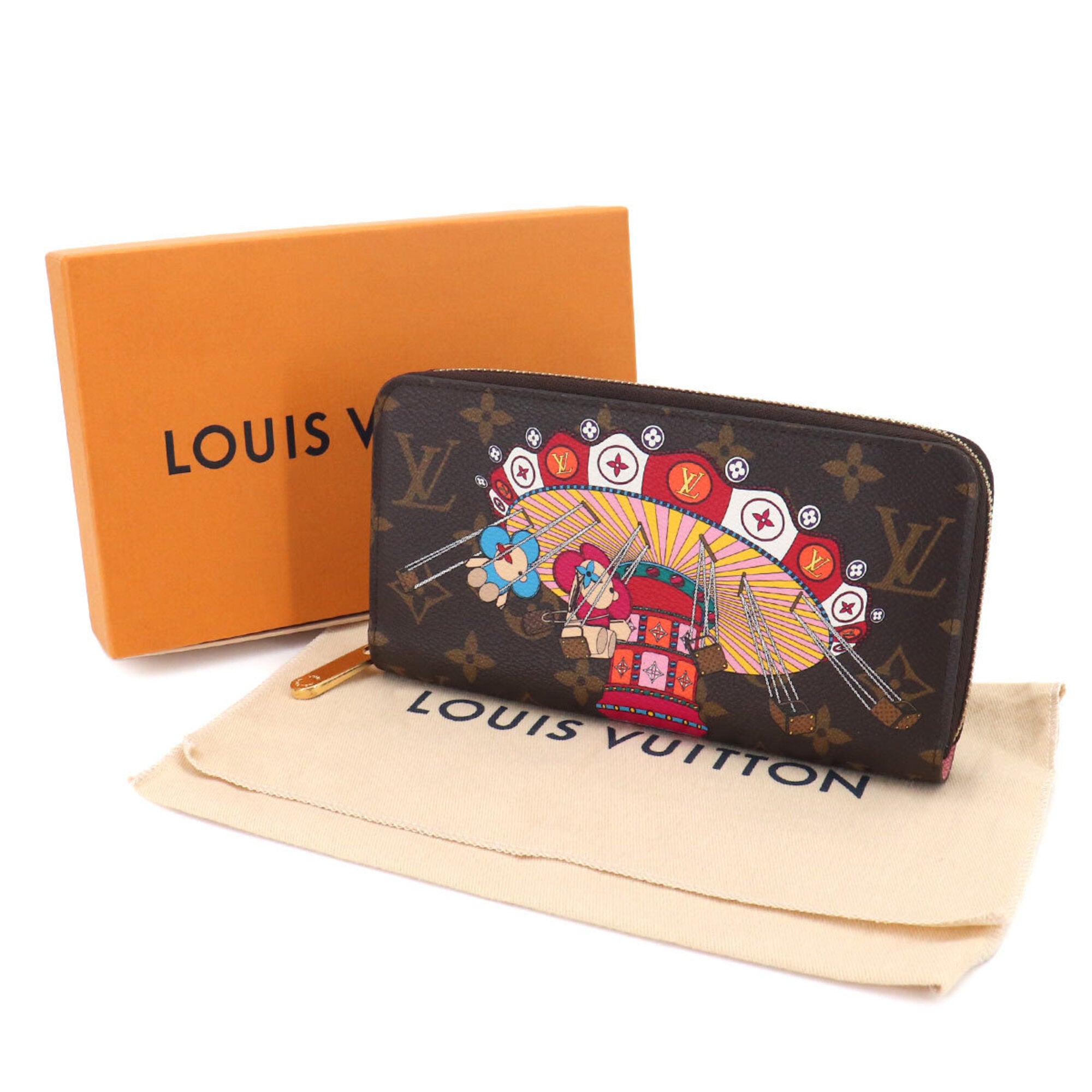 Louis Vuitton Monogram Multi-Color Monogram Canvas Long Wallet (Bi-Fold) (Pre-Owned)