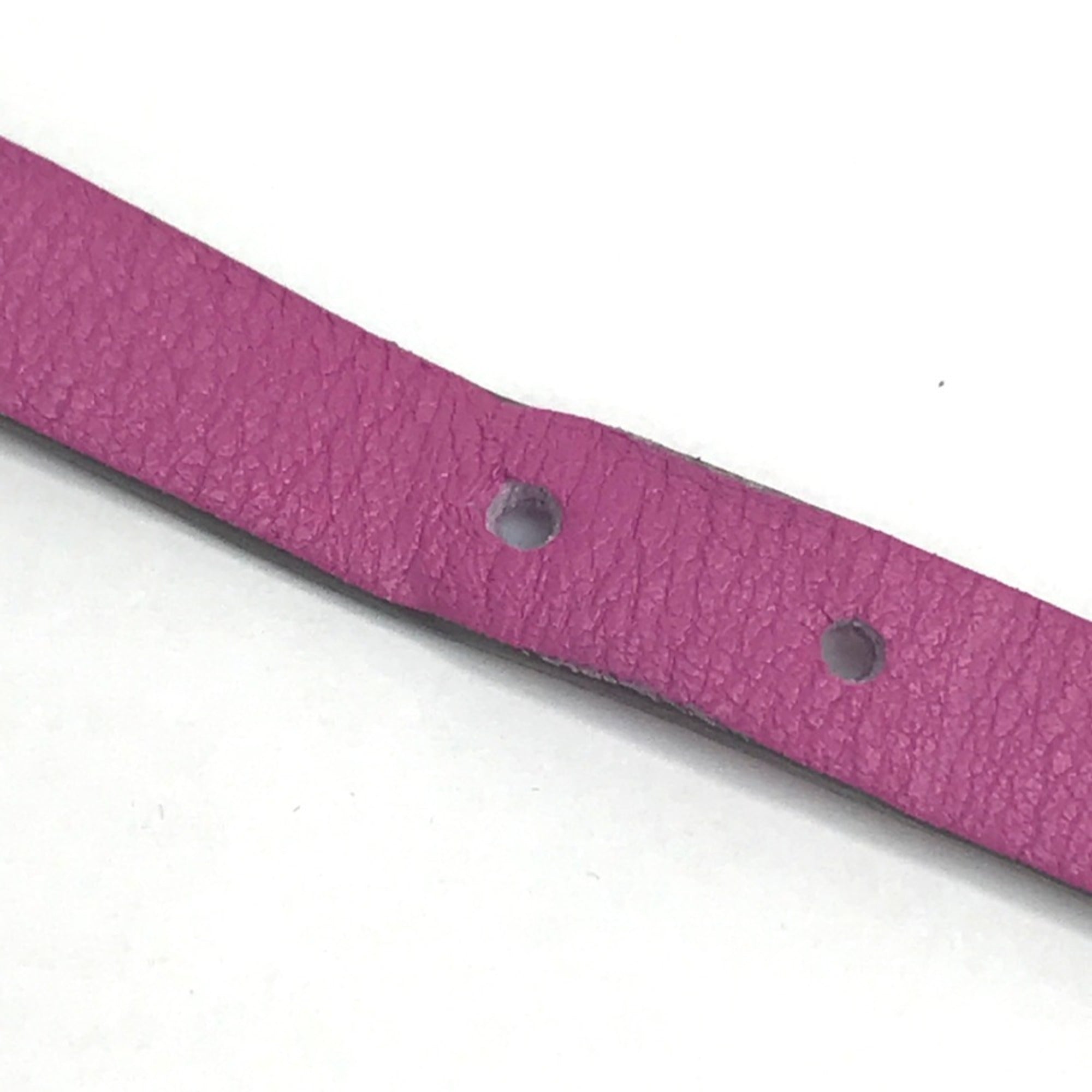 Hermes Purple Swift Leather Charm Bracelet (Pre-Owned)