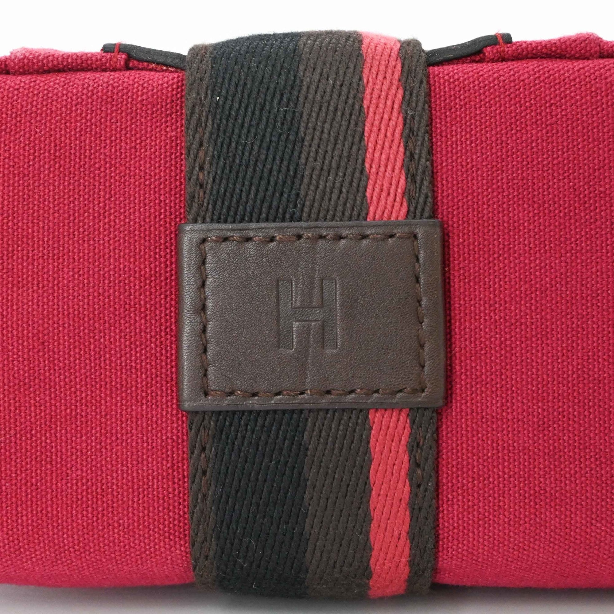 Hermes Pink Canvas Handbag (Pre-Owned)