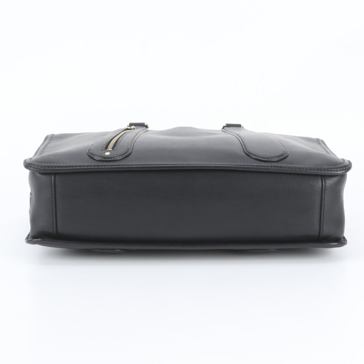 Louis Vuitton Noir Leather Briefcase (Pre-Owned)