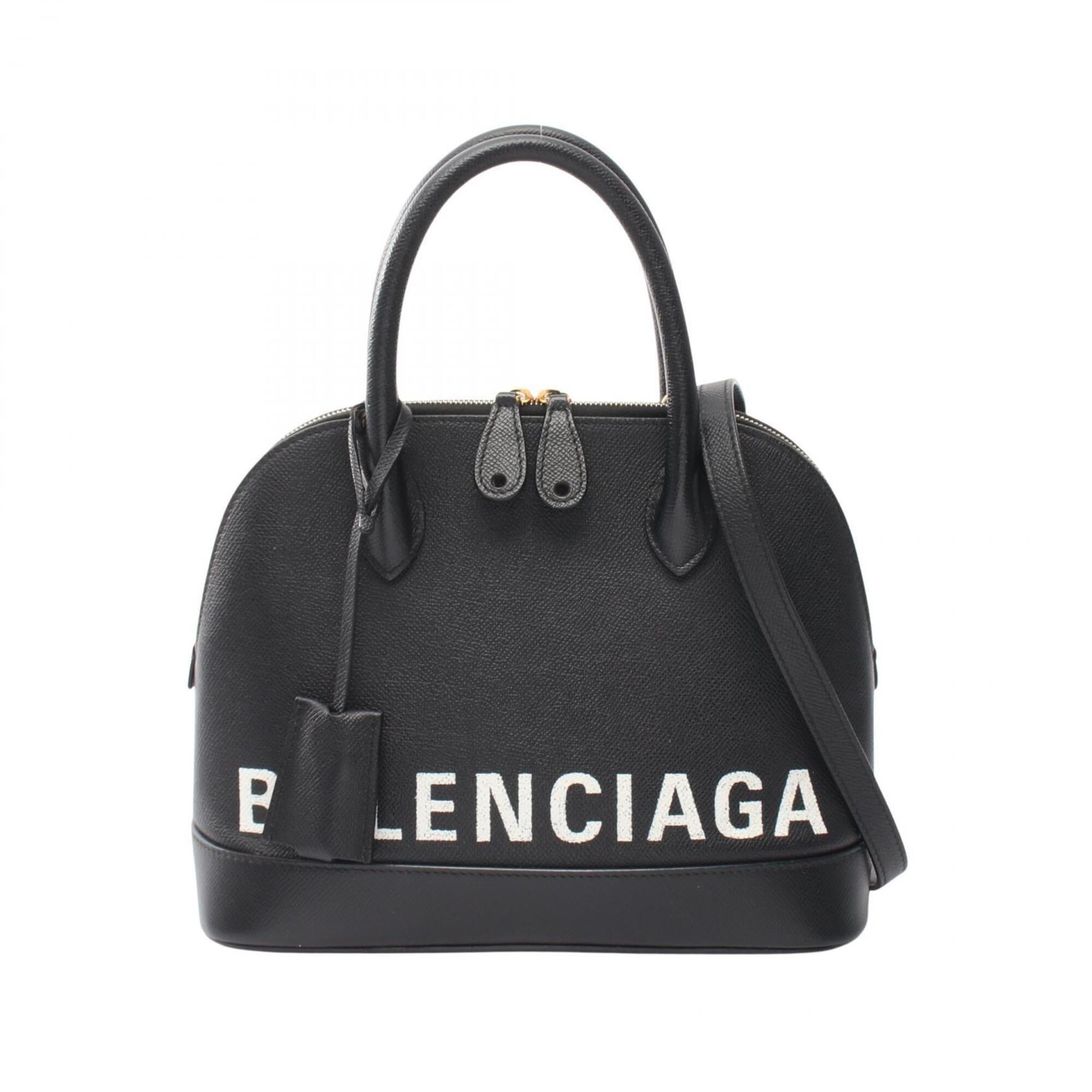 Balenciaga Black Leather Handbag (Pre-Owned)
