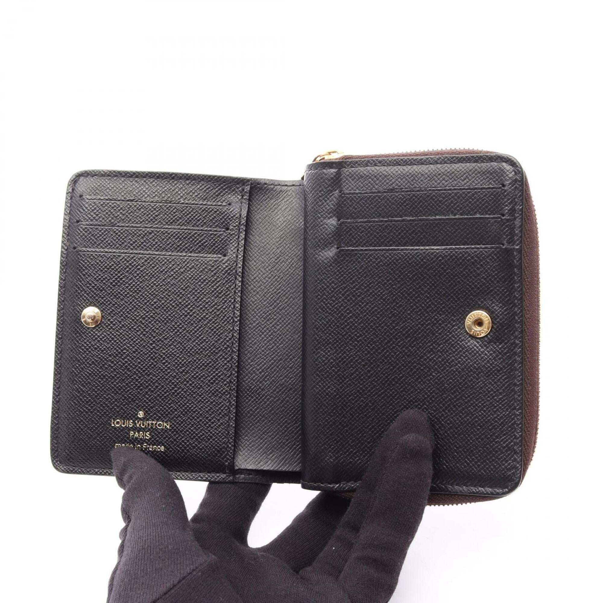 Louis Vuitton Monogram Reverse Brown Coated Canvas Wallet (Bi-Fold) (Pre-Owned)