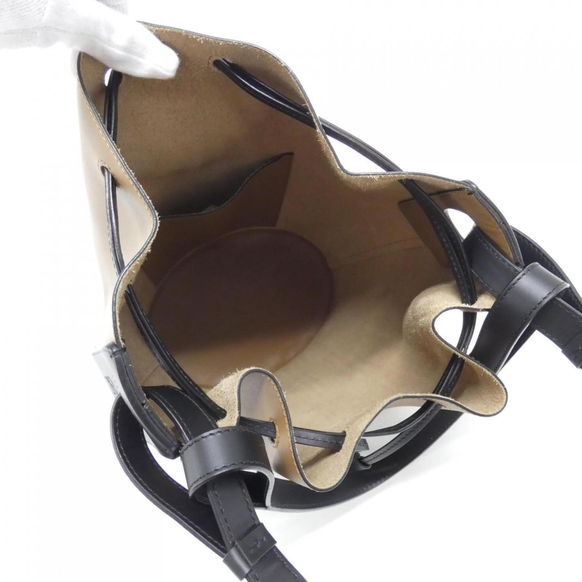 Loewe Black Leather Shoulder Bag (Pre-Owned)