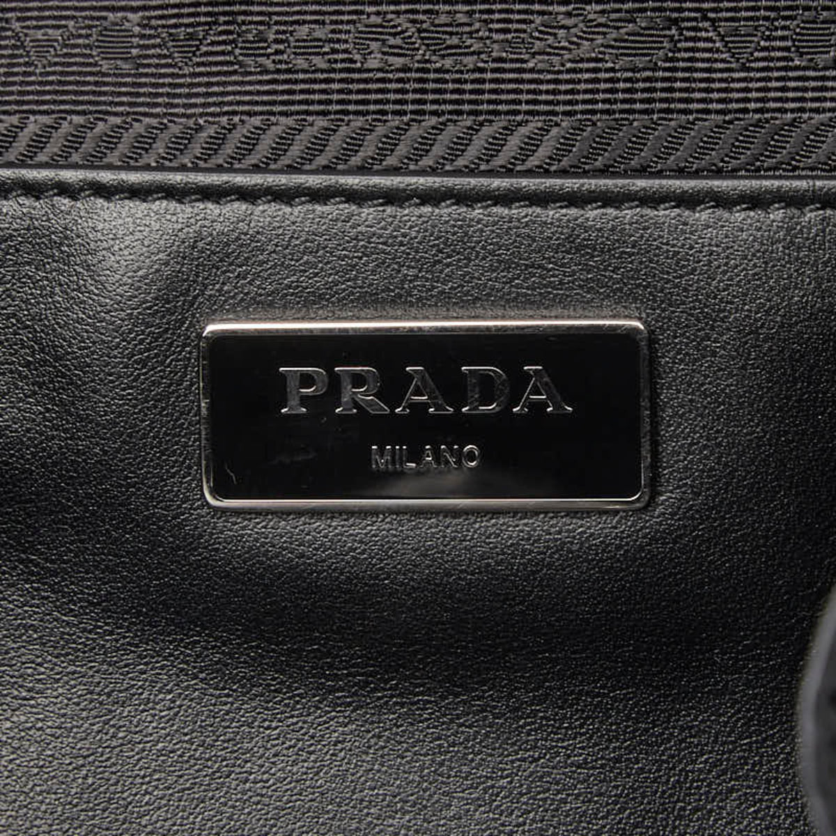 Prada Black Brown Nylon Backpack (Pre-Owned)