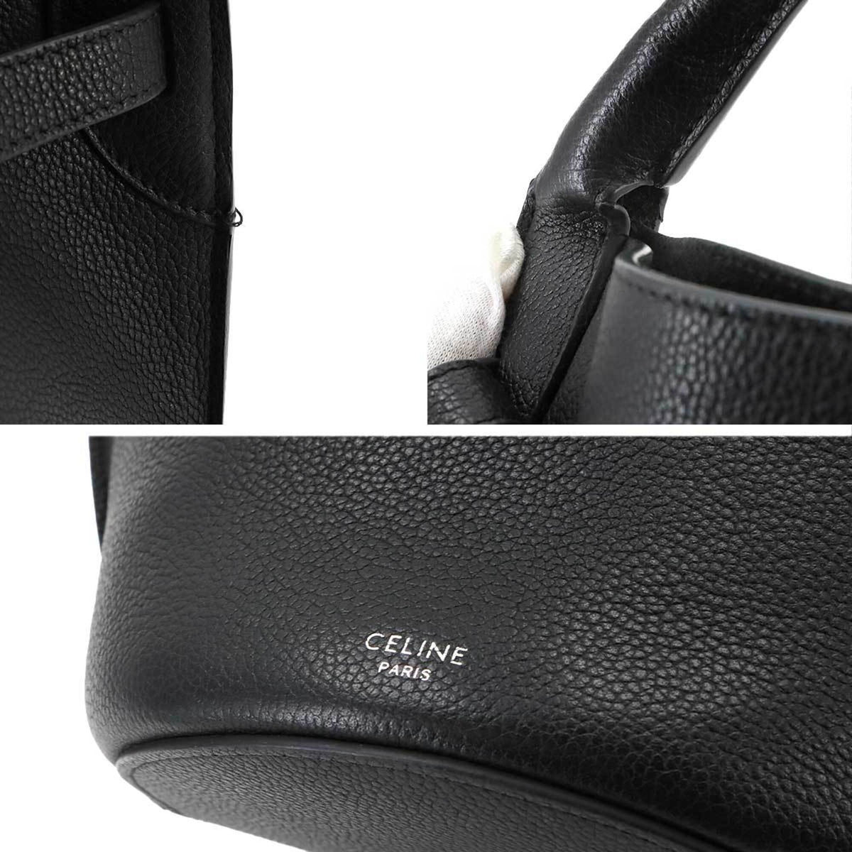 Celine Black Leather Handbag (Pre-Owned)