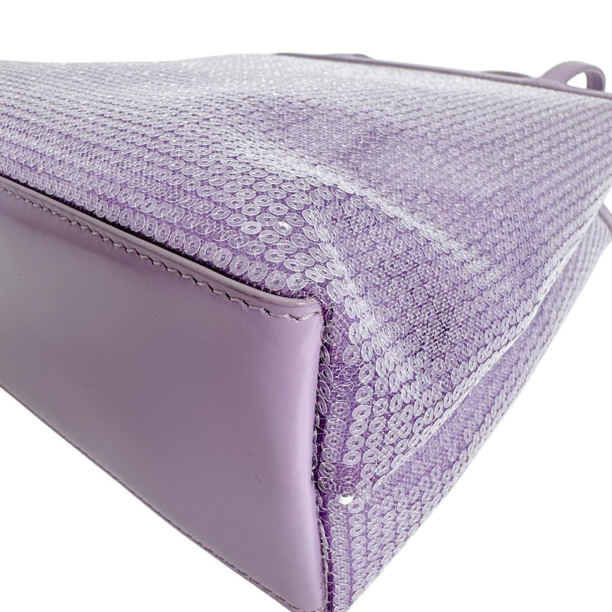 Prada Purple Spangles Handbag Pouch Tote Bag (Pre-Owned)