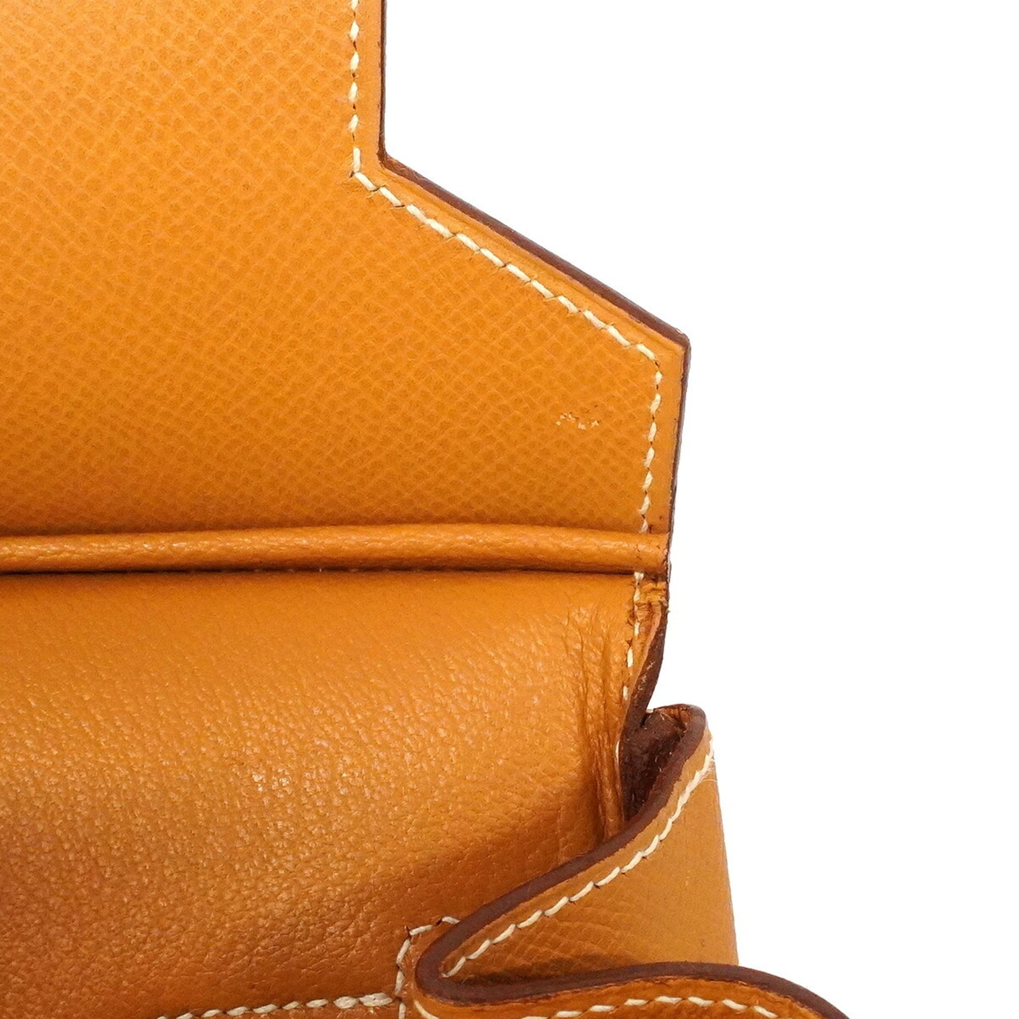 Hermes Natural Courchevel Leather Handbag (Pre-Owned)