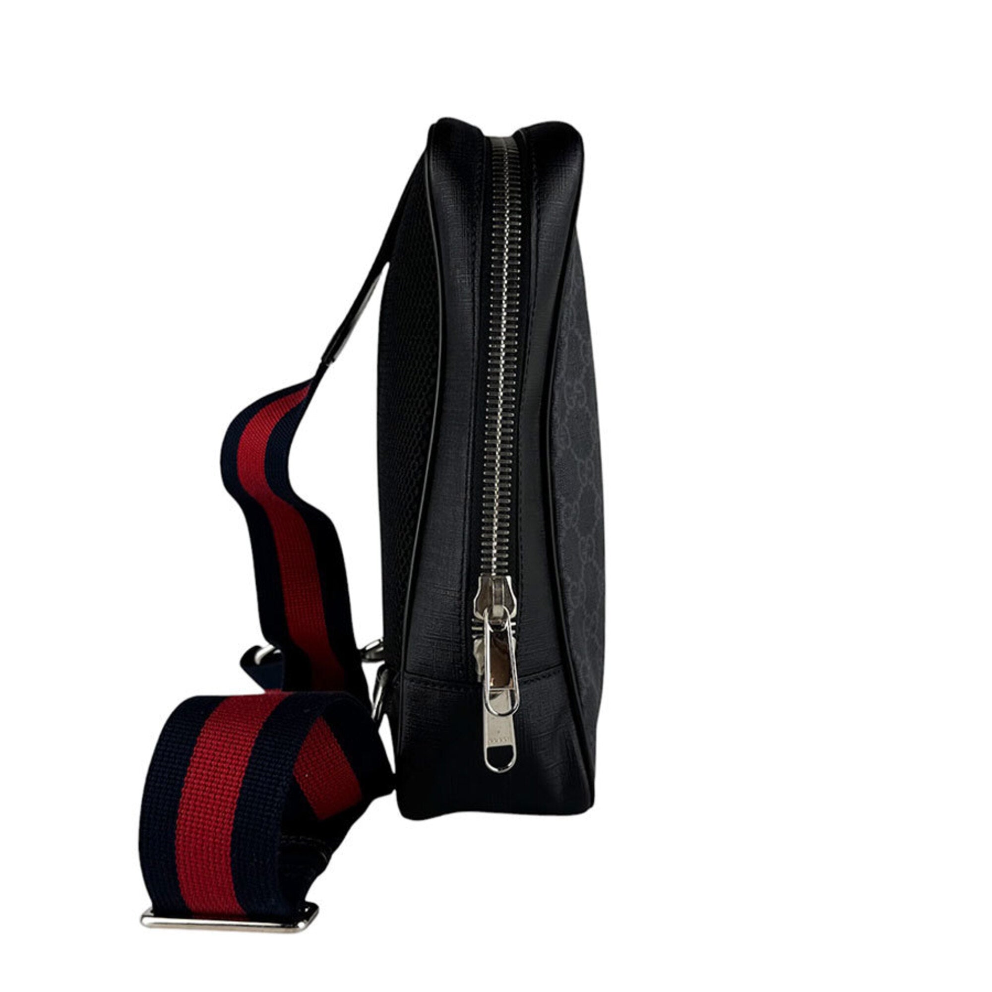 Gucci Black Gg Supreme Sling Bag (Pre-Owned)