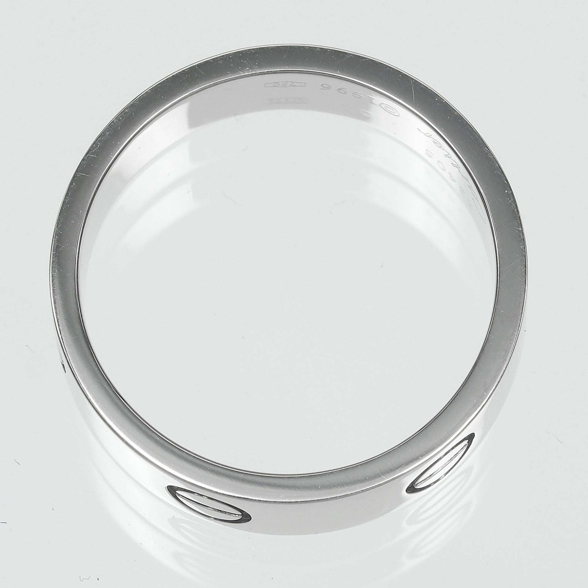 Cartier Love White Gold (18K) Band Ring (Pre-Owned)