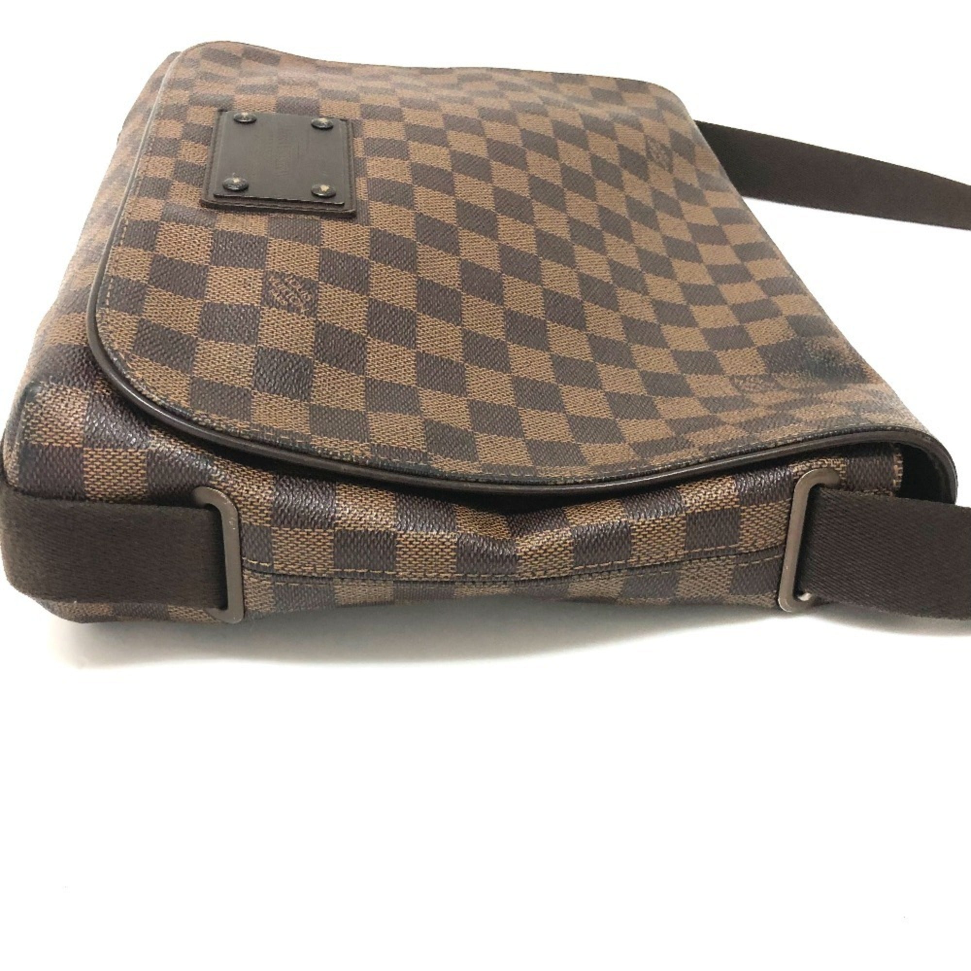 Louis Vuitton Damier Ebene Damier Canvas Messenger Bag Shoulder Bag (Pre-Owned)