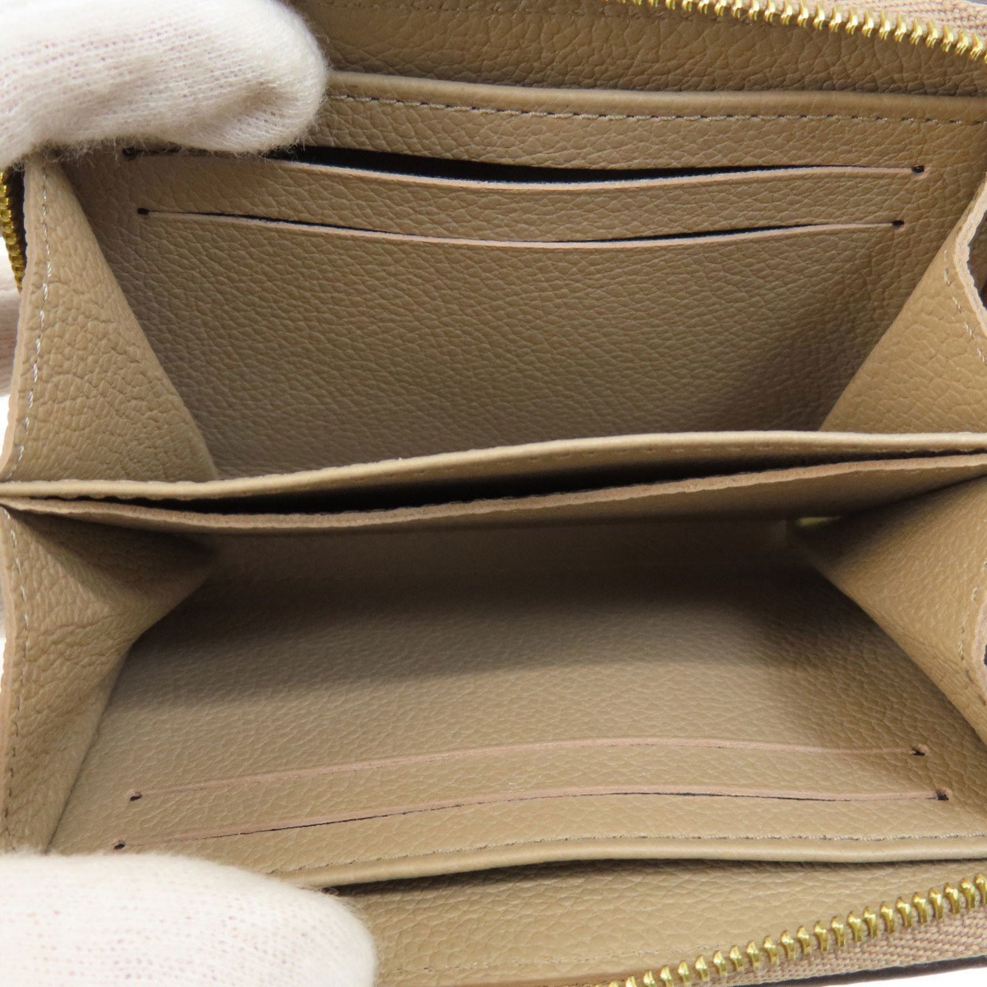 Louis Vuitton Beige Monogram Empreinte Coin Purse/Coin Case (Pre-Owned)