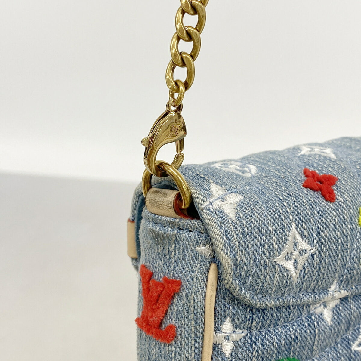 Louis Vuitton Light Blue Shoulder Bag (Pre-Owned)