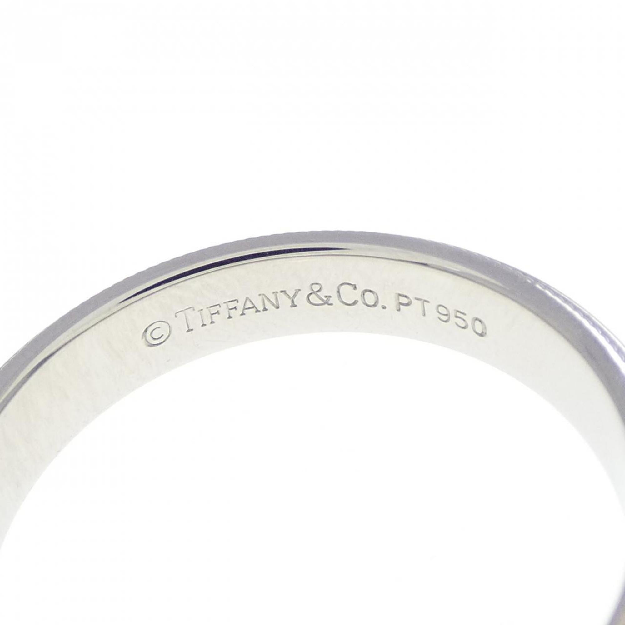 Tiffany Platinum Platinum 950 Band Ring (Pre-Owned)