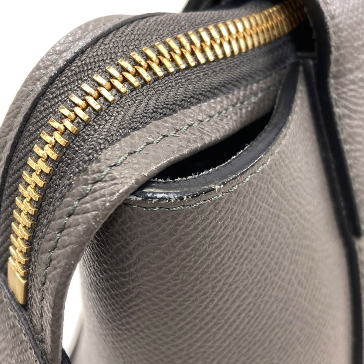 Celine Gray Leather Handbag (Pre-Owned)