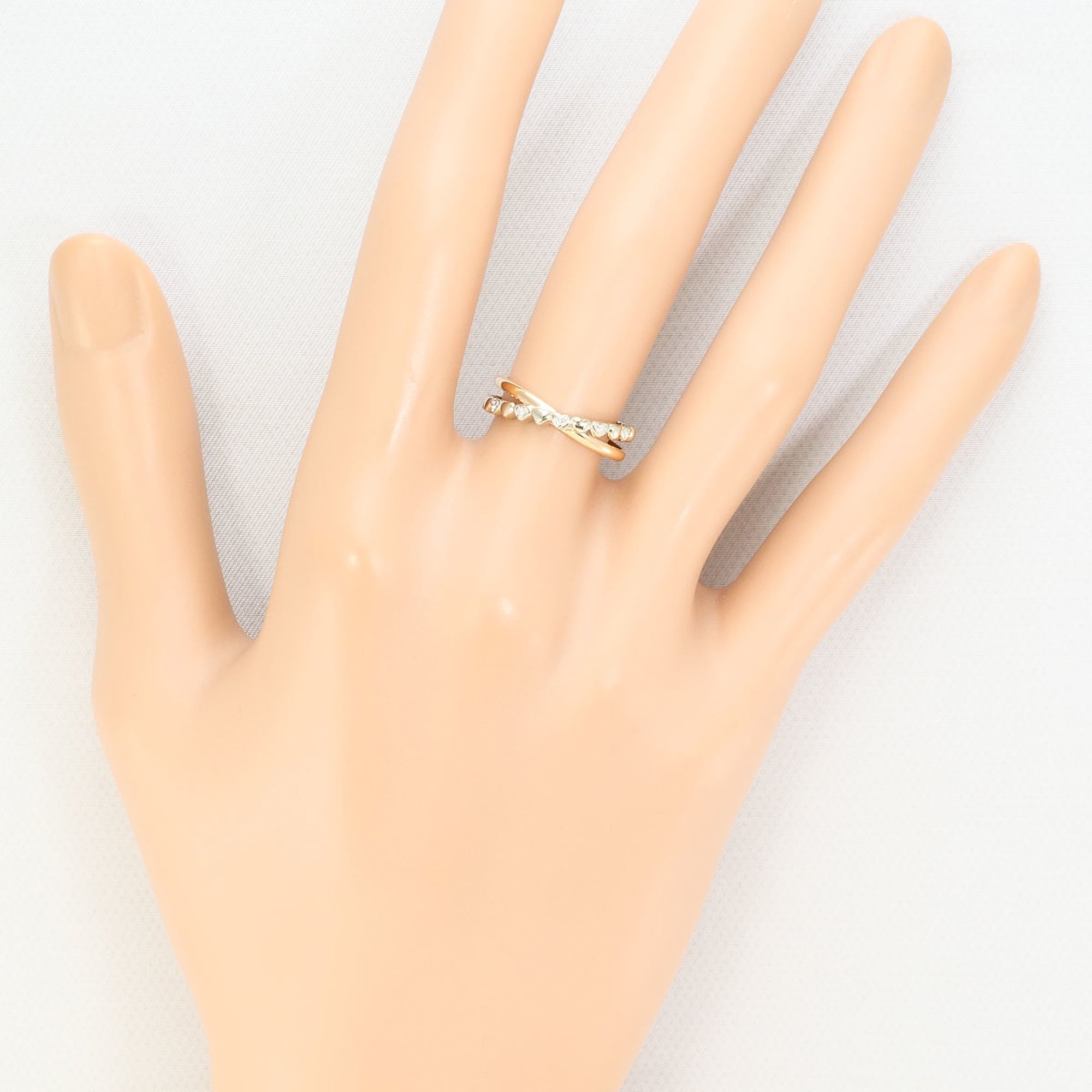 Unbranded Pink Gold White Gold Pink Gold (10K) White Gold (10K) Band Ring (Pre-Owned)