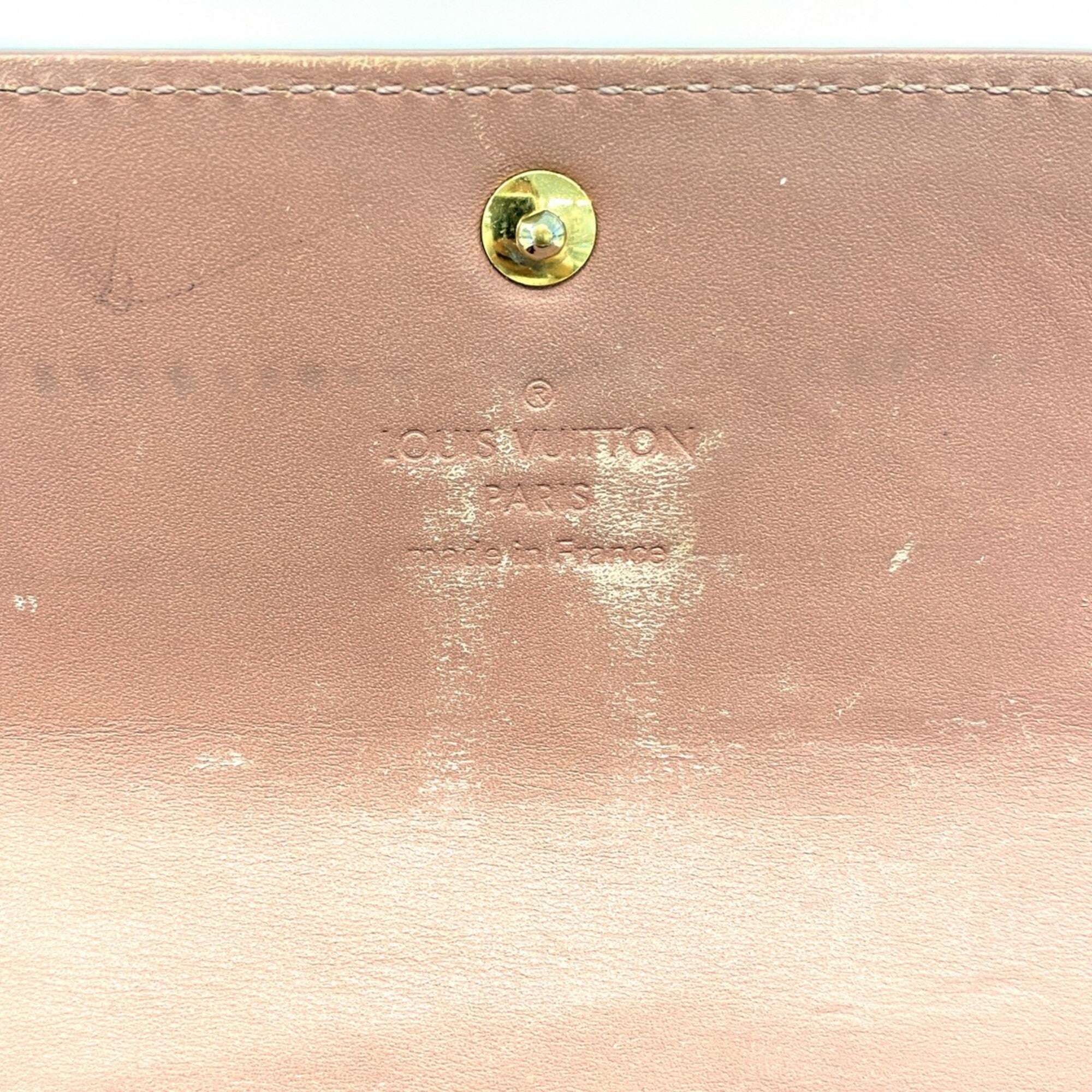 Louis Vuitton Rose Velours Long Wallet (Bi-Fold) (Pre-Owned)