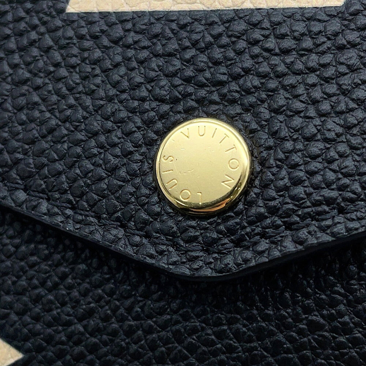 Louis Vuitton Beige Noir Monogram Empreinte Coin Purse/Coin Case (Pre-Owned)