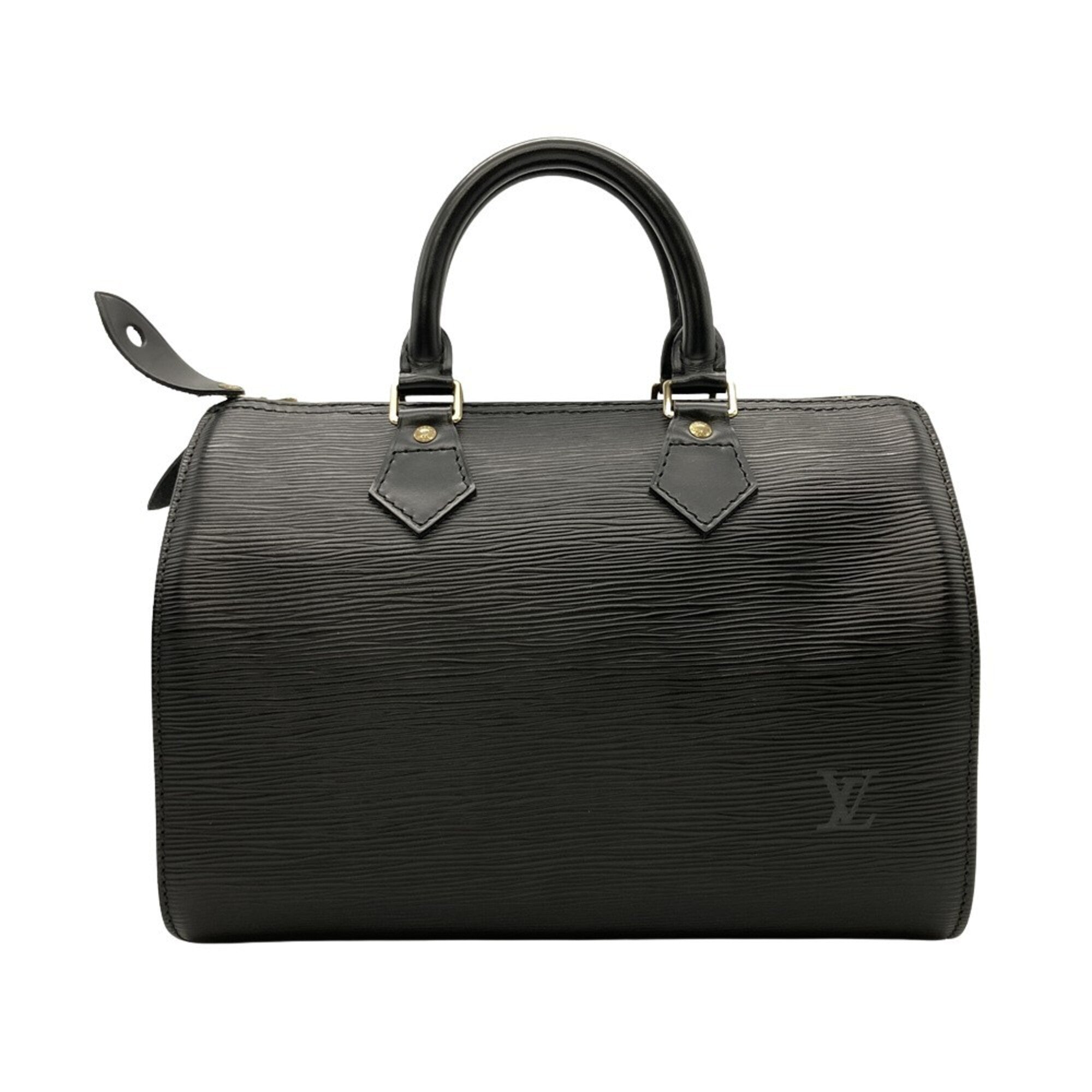 Louis Vuitton Black Noir Epi Leather Handbag (Pre-Owned)