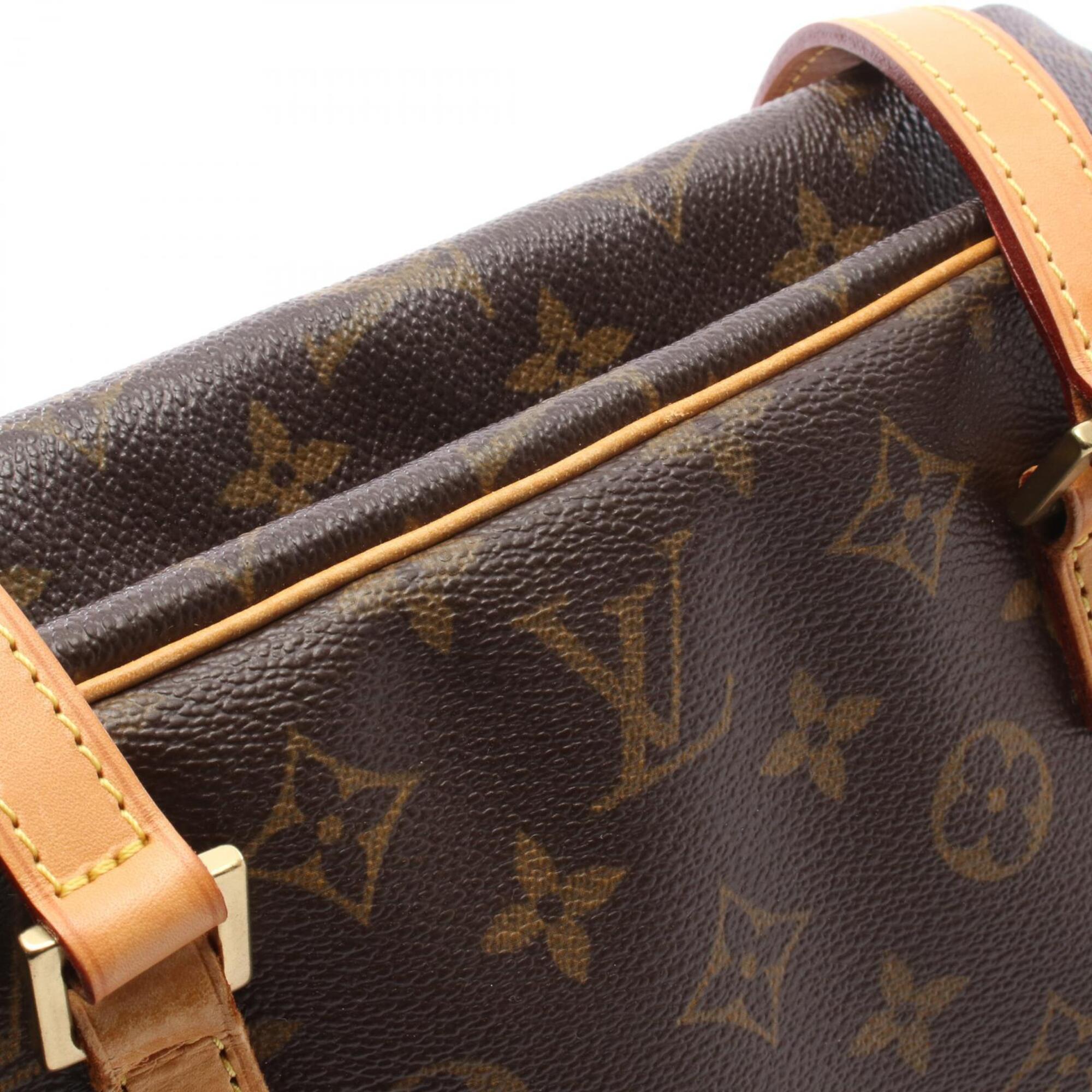 Louis Vuitton Brown Monogram Monogram Leather Handbag Shoulder Bag (Pre-Owned)