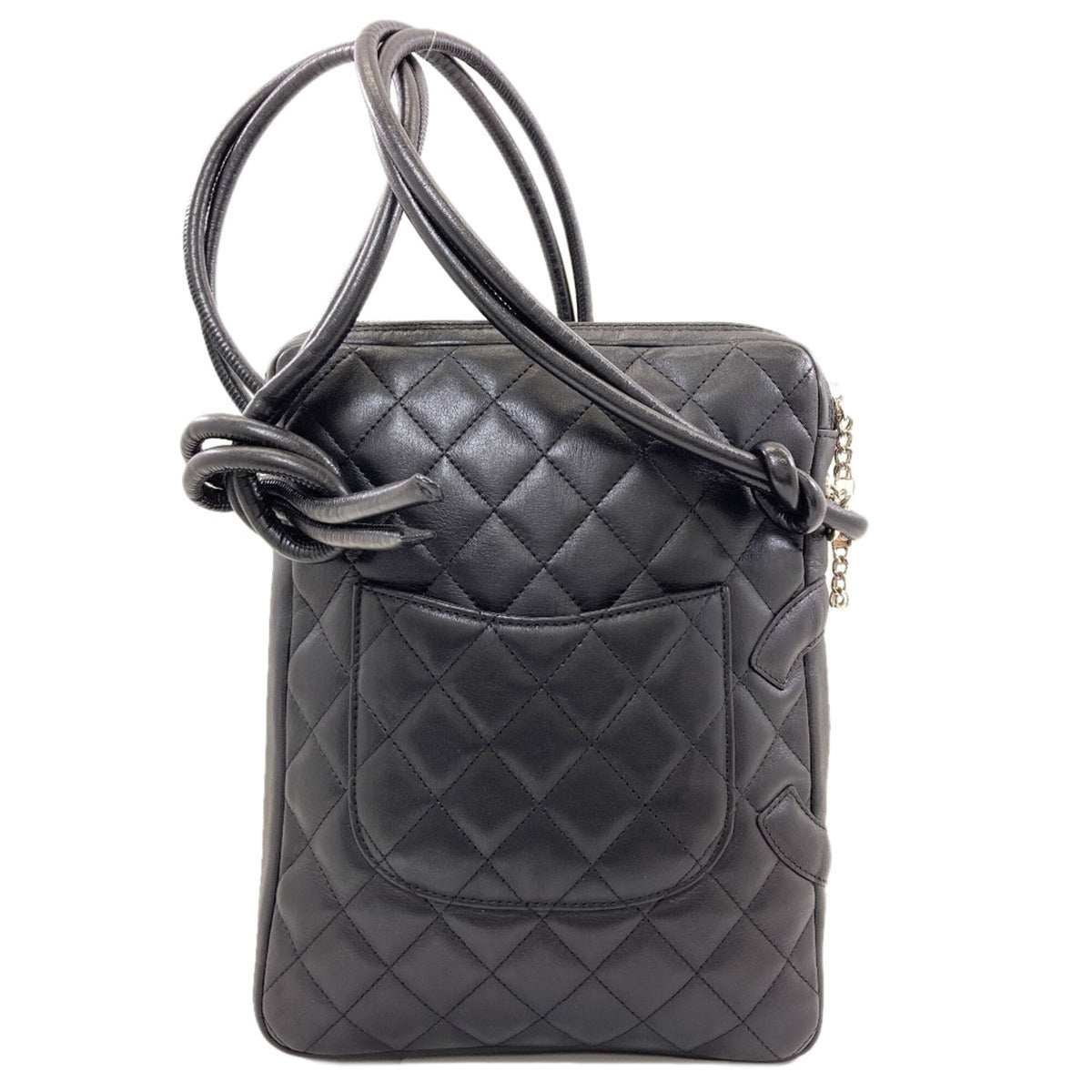 Chanel Black Leather Shoulder Bag (Pre-Owned)