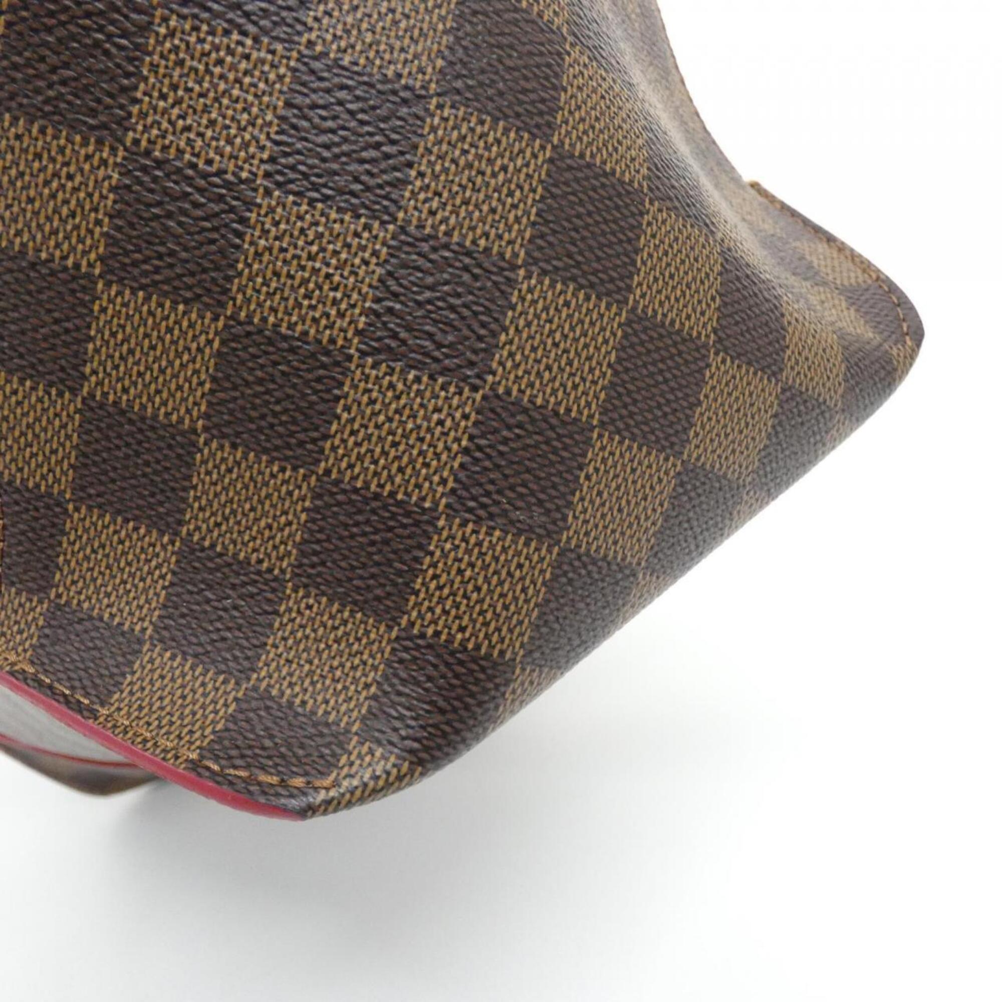 Louis Vuitton Brown Cerise Coated Canvas Shoulder Bag (Pre-Owned)