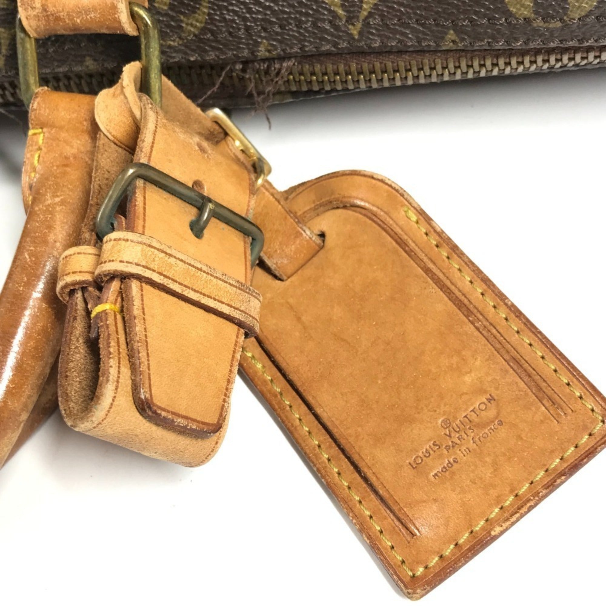 Louis Vuitton Brown Monogram Canvas Boston Bag Handbag (Pre-Owned)