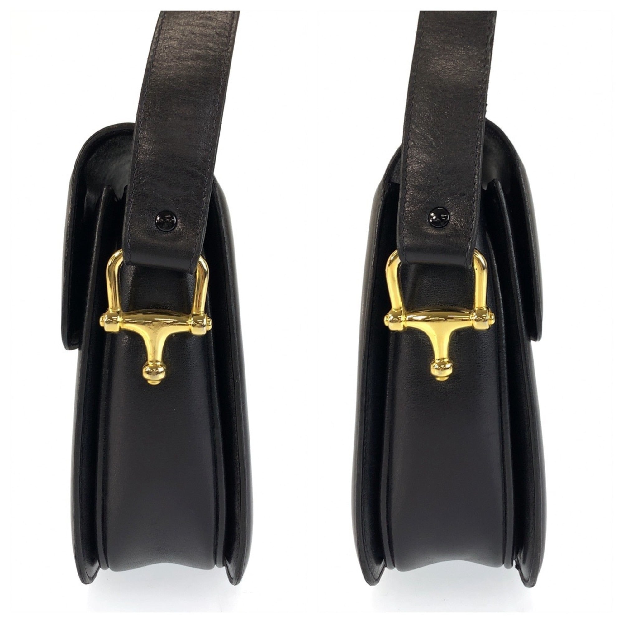 Celine Black Leather Shoulder Bag (Pre-Owned)