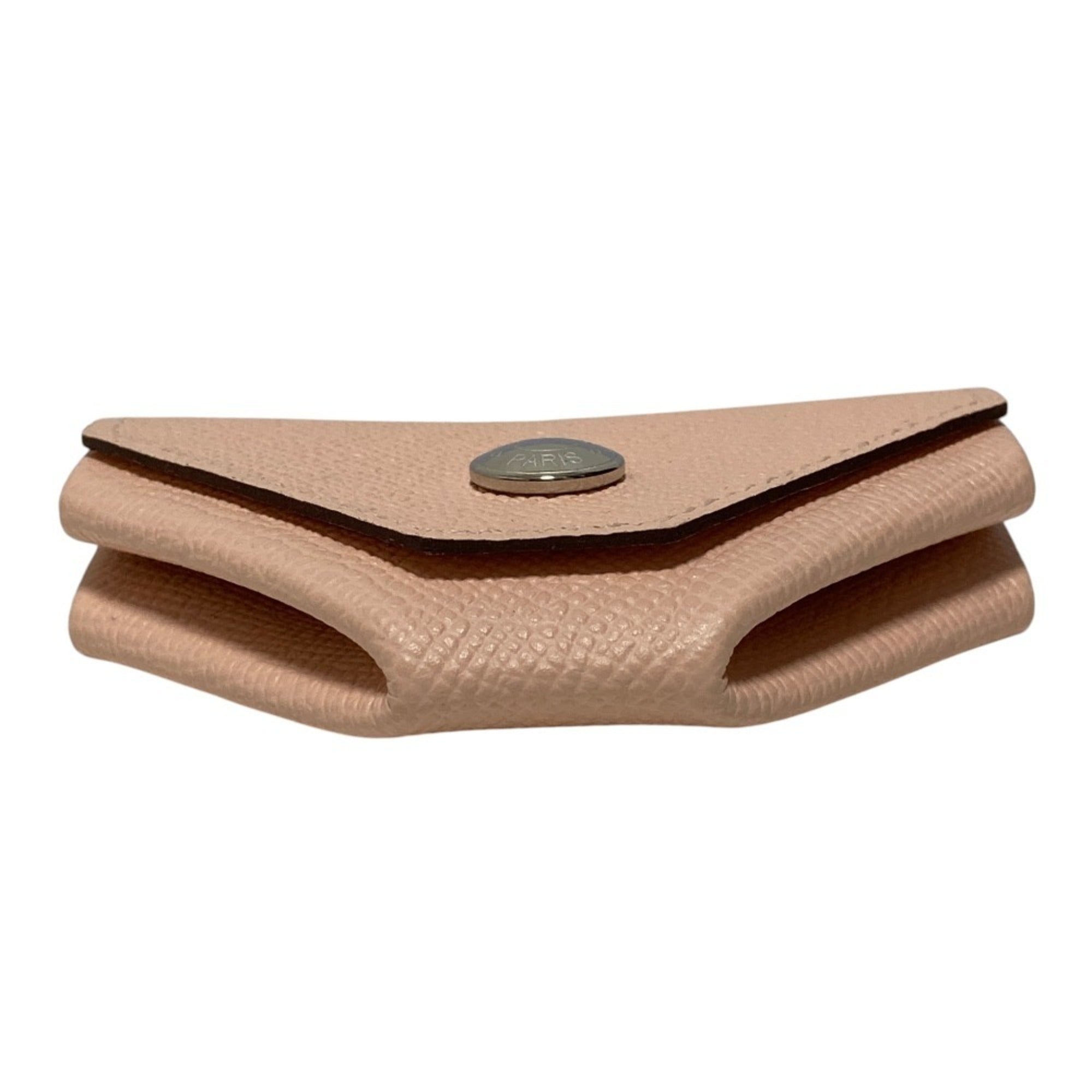 Hermes Rose Eglantine Epsom Leather Coin Purse/Coin Case (Pre-Owned)