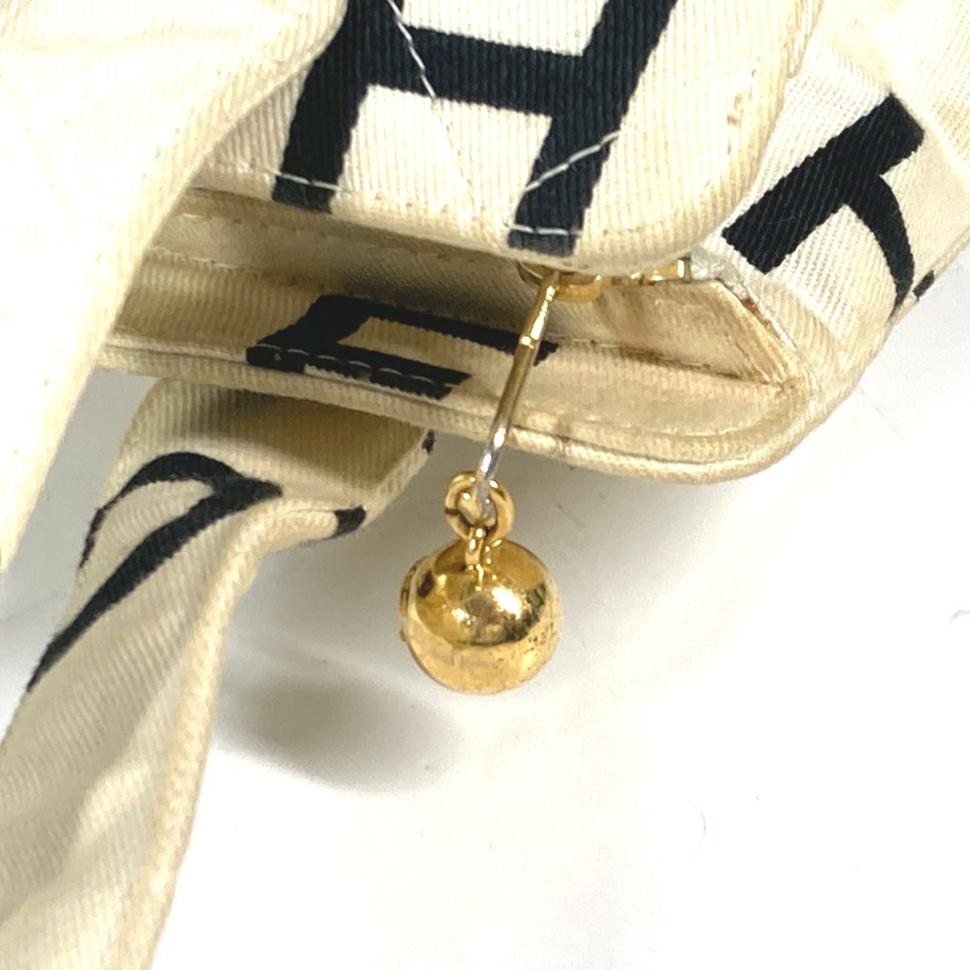 Chanel Black White Canvas Shoulder Bag Tote Bag (Pre-Owned)