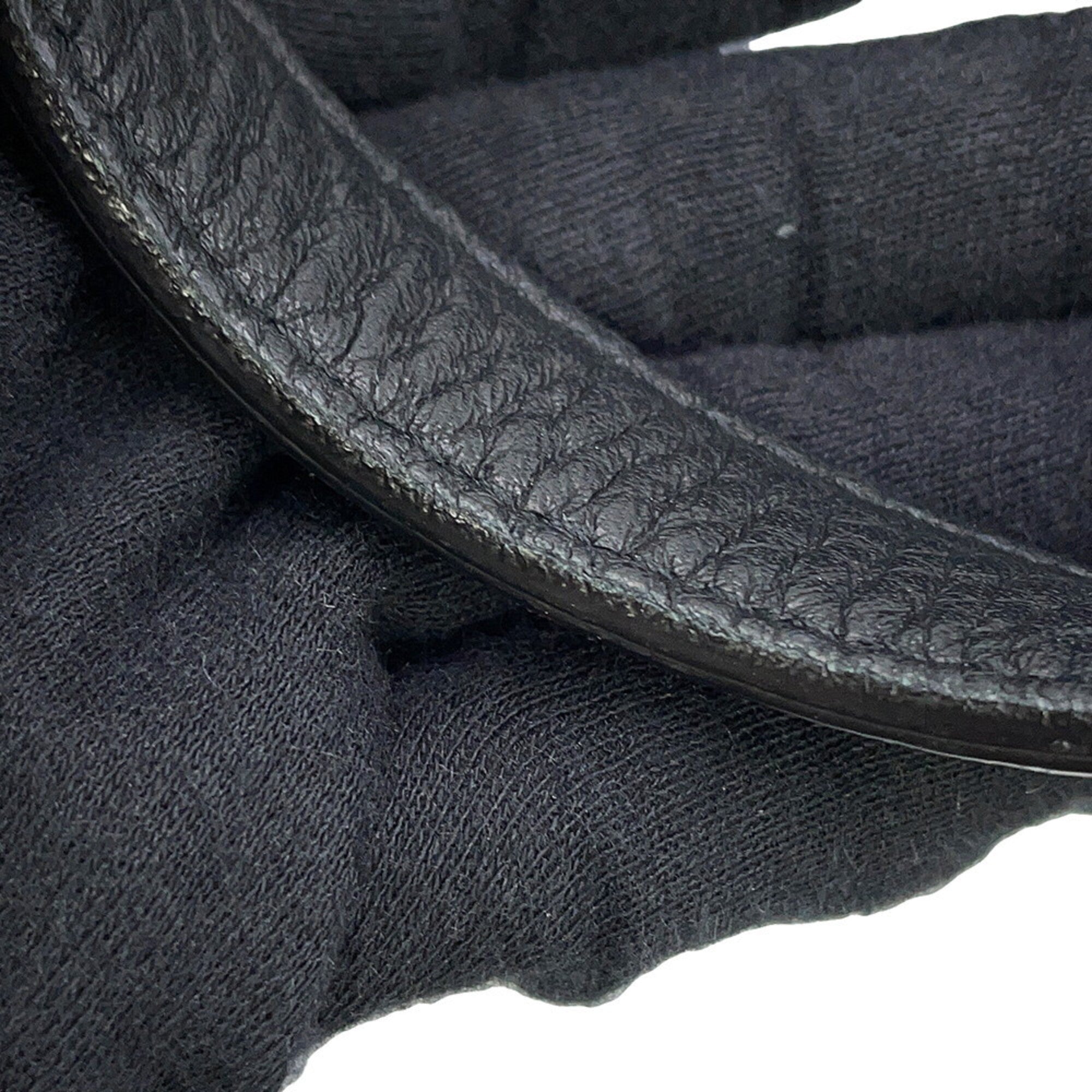 Salvatore Ferragamo Black Canvas Handbag Tote Bag (Pre-Owned)