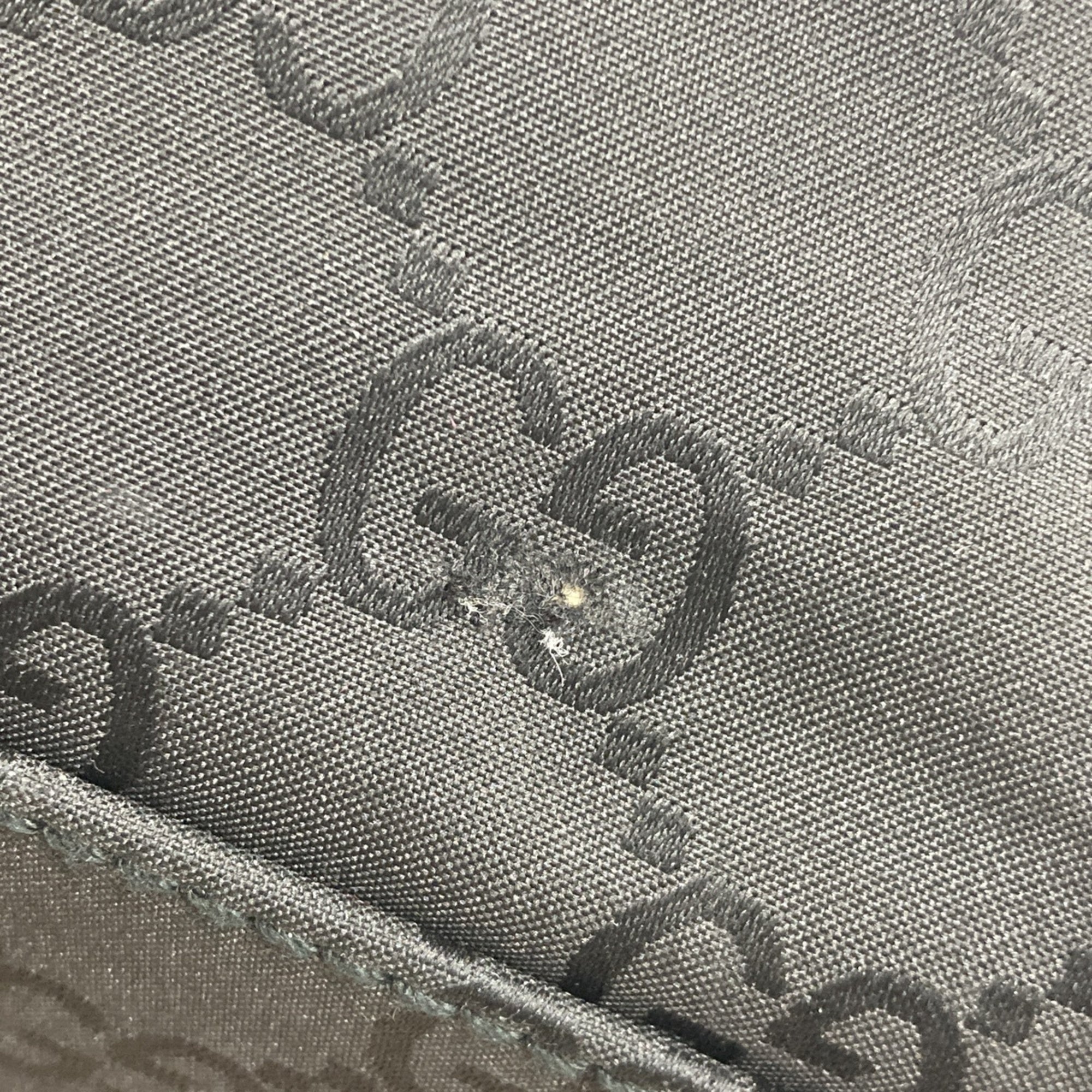 Gucci Gg Canvas Black Gg Canvas Boston Bag (Pre-Owned)