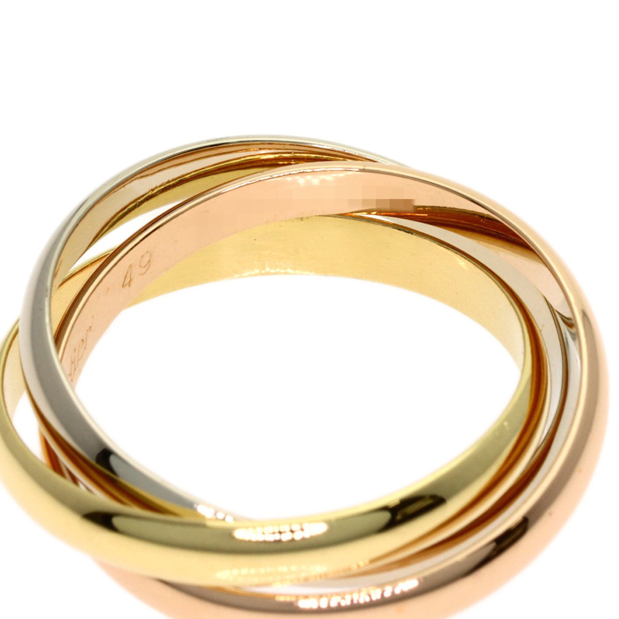 Cartier Yellow Gold (18K) Pink Gold (18K) White Gold (18K) Band Ring (Pre-Owned)