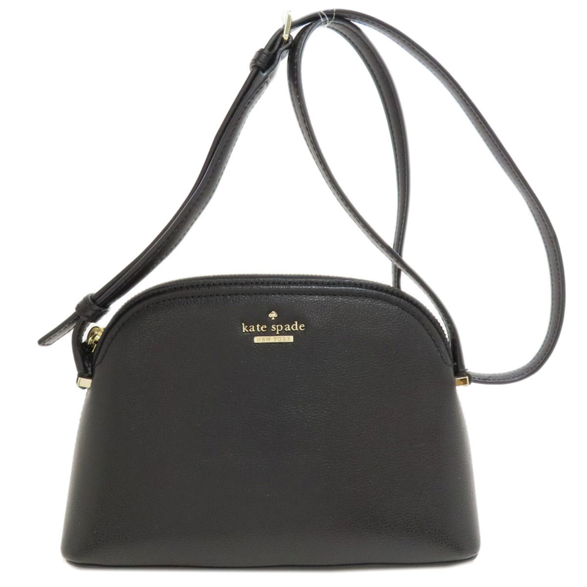 Kate Spade Black Leather Shoulder Bag (Pre-Owned)