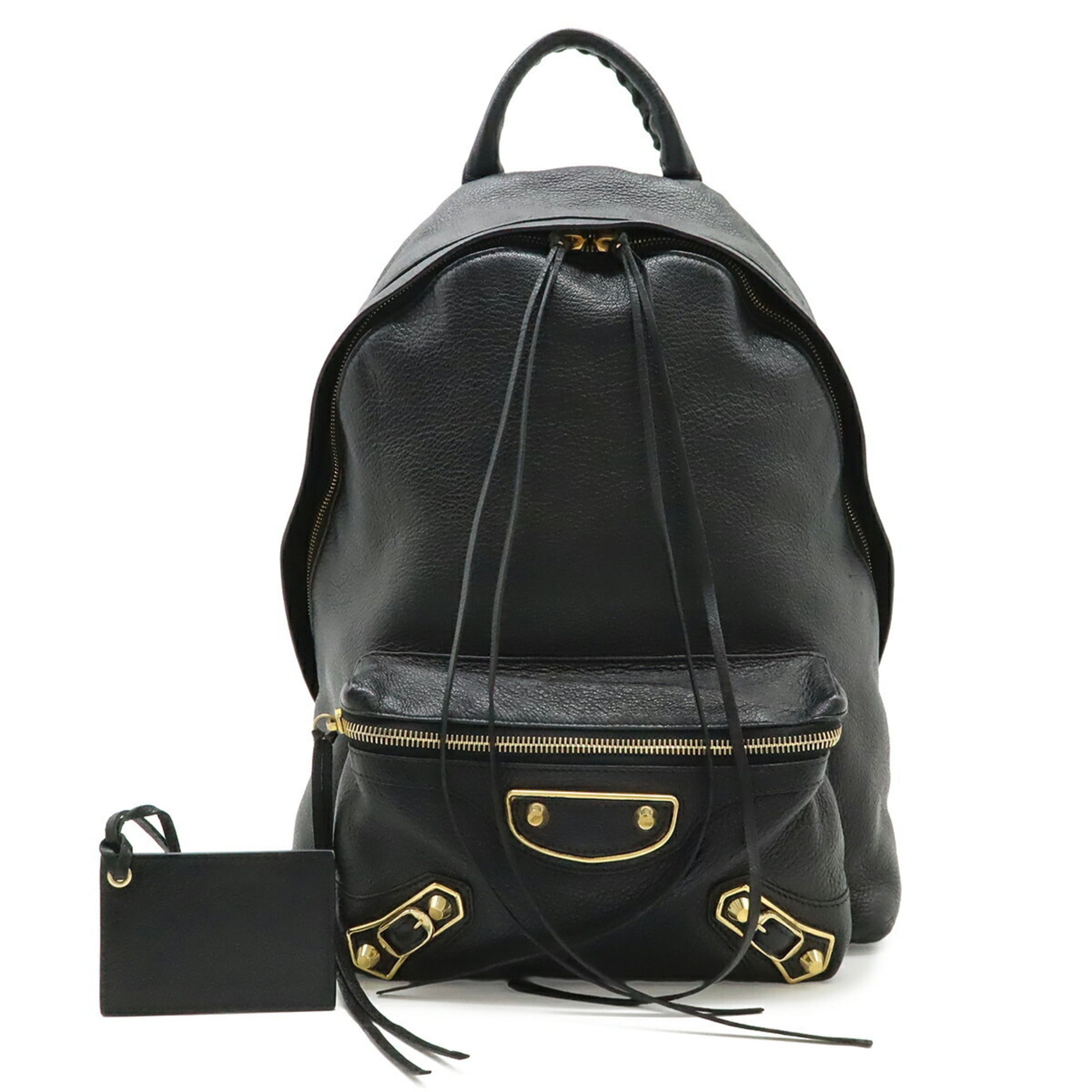 Balenciaga Black Leather Backpack (Pre-Owned)