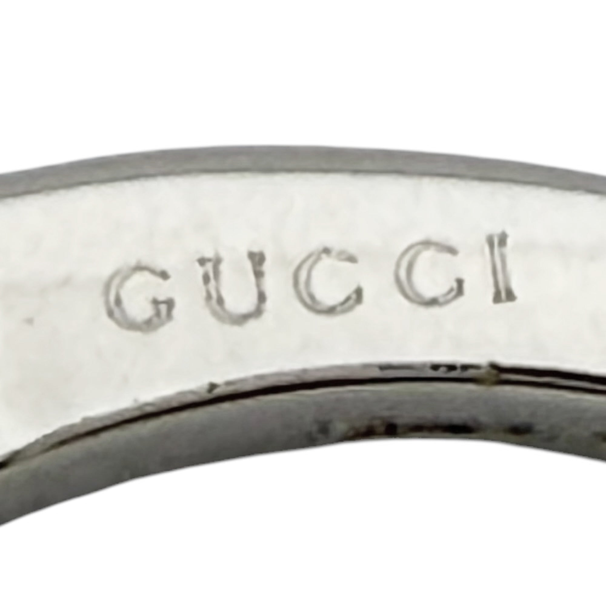 Gucci White Gold White Gold (18K) Band Ring (Pre-Owned)