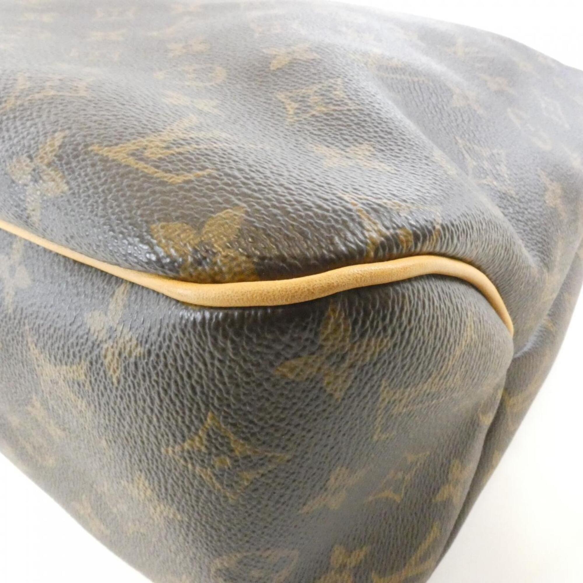 Louis Vuitton Marron Coated Canvas Shoulder Bag (Pre-Owned)