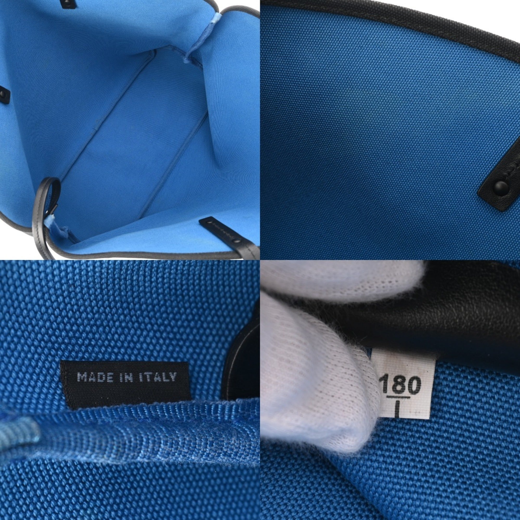 Prada Black Canvas Pouch Tote Bag (Pre-Owned)