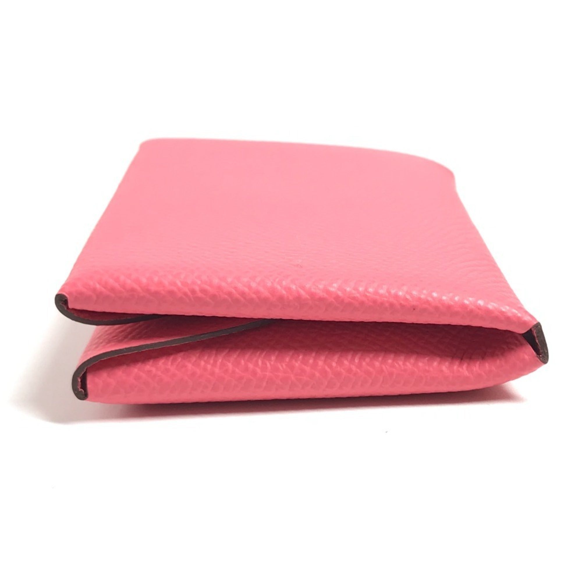 Hermes Pink Epsom Leather Coin Purse/Coin Case (Pre-Owned)