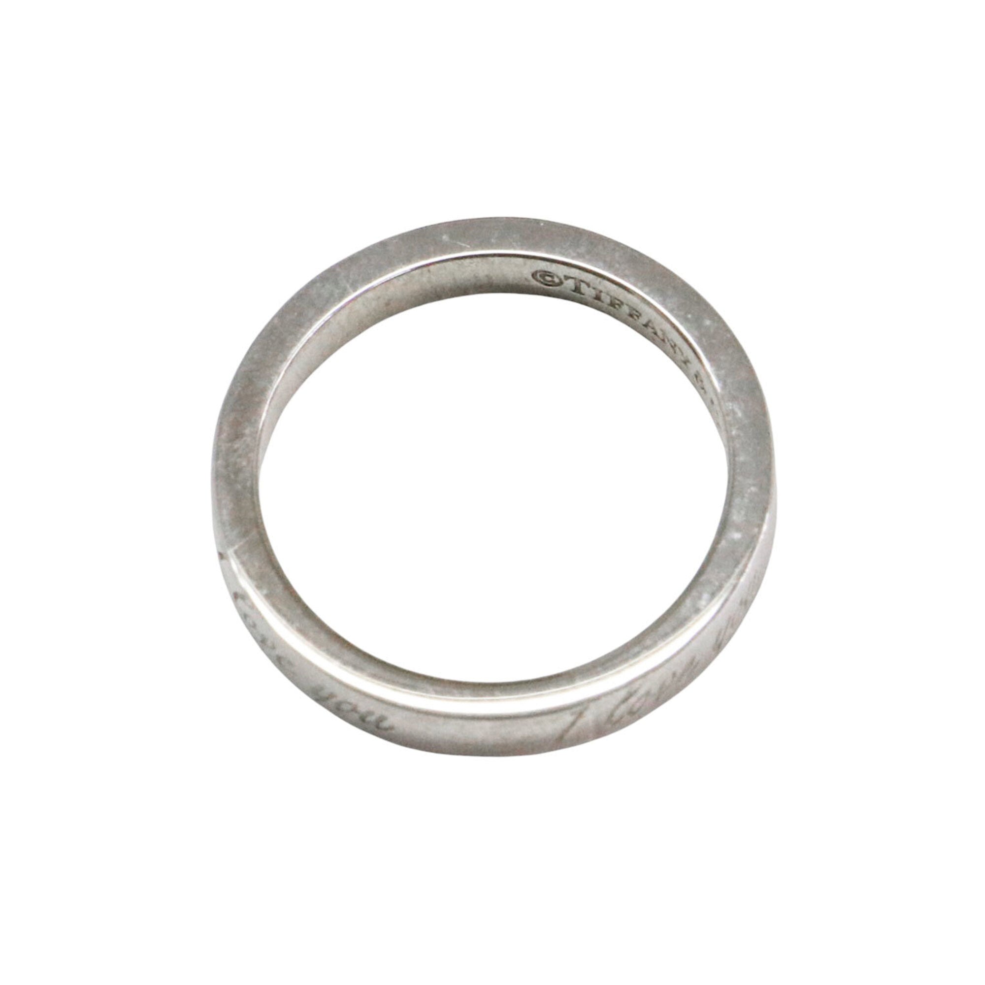 Tiffany Silver 925 Band Ring (Pre-Owned)