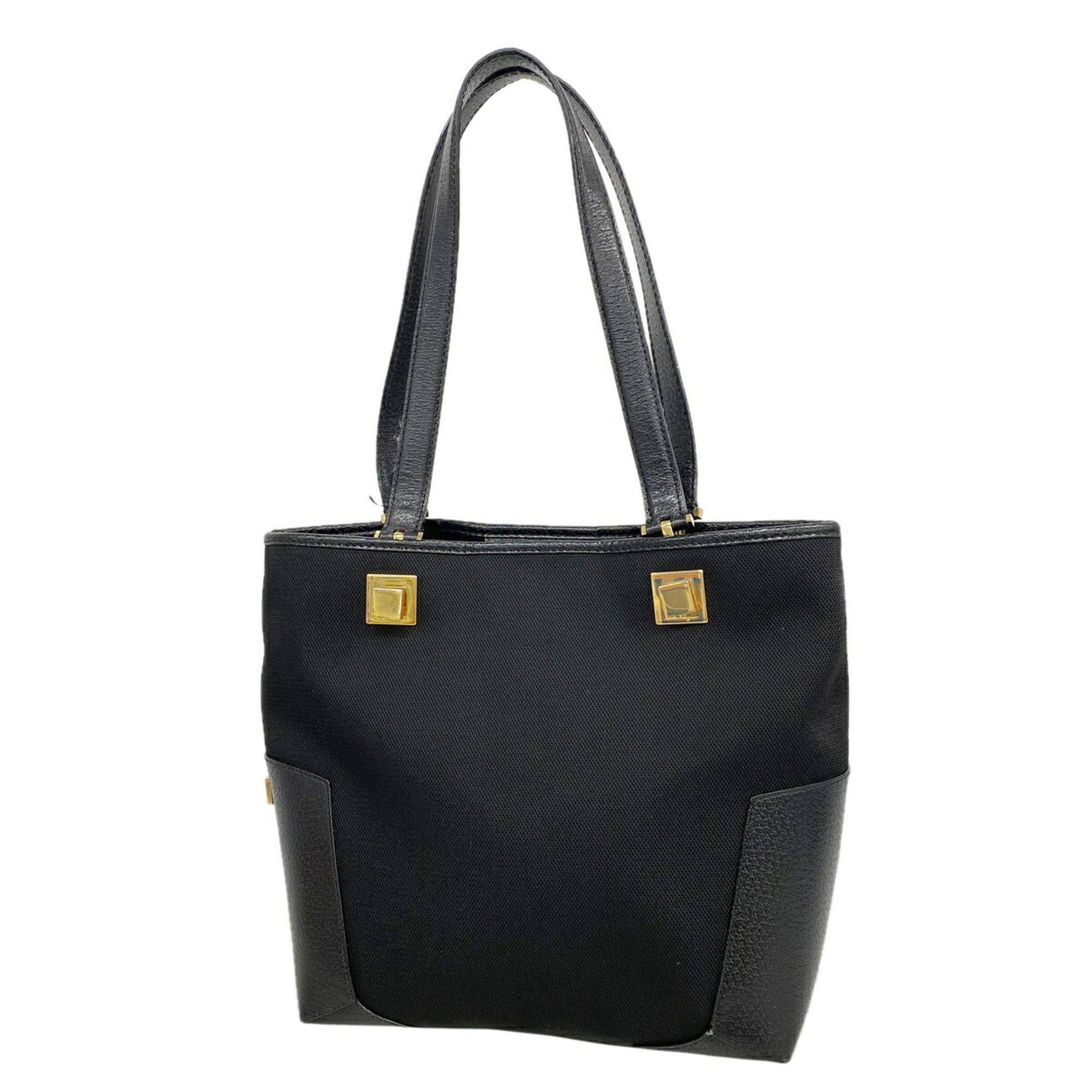 Salvatore Ferragamo Black Nylon Tote Bag (Pre-Owned)
