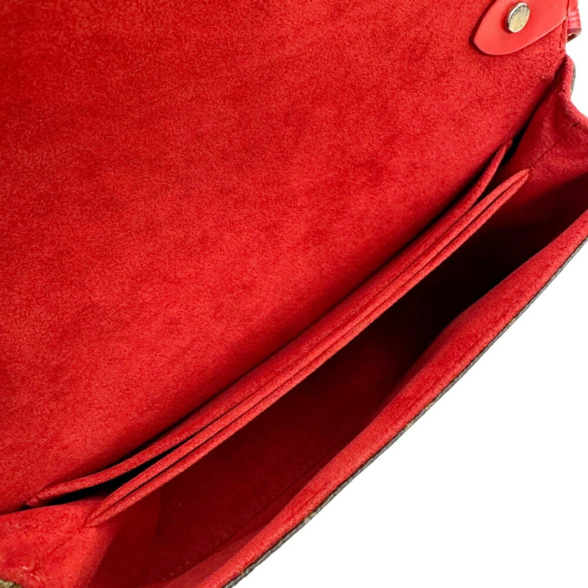 Louis Vuitton Red Brown Monogram Epi Leather Shoulder Bag (Pre-Owned)