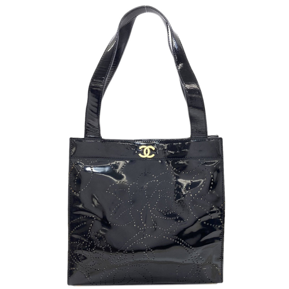 Chanel Camellia Black Handbag (Pre-Owned)
